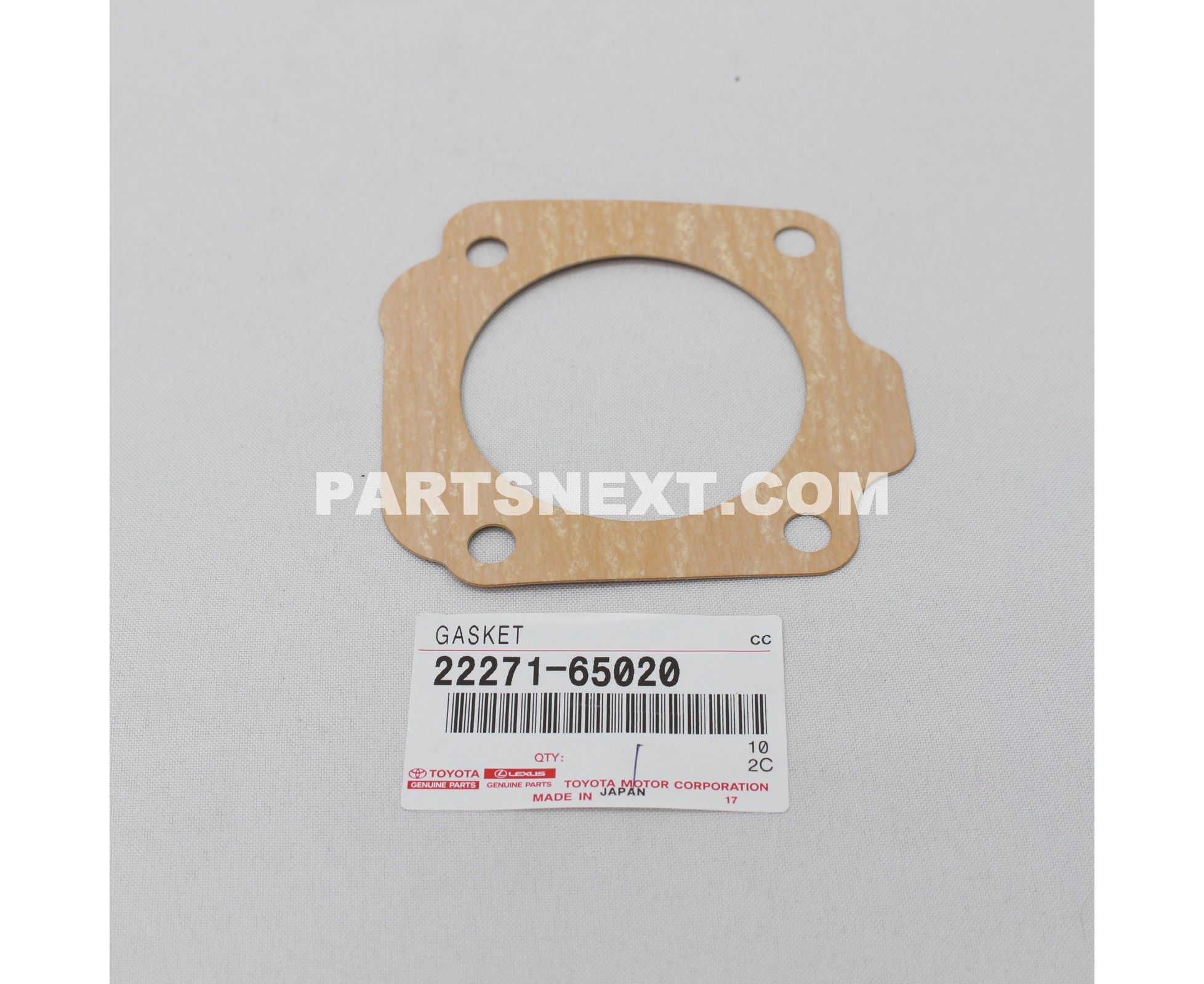 Toyota 2227165020 GASKET, THROTTLE BODY