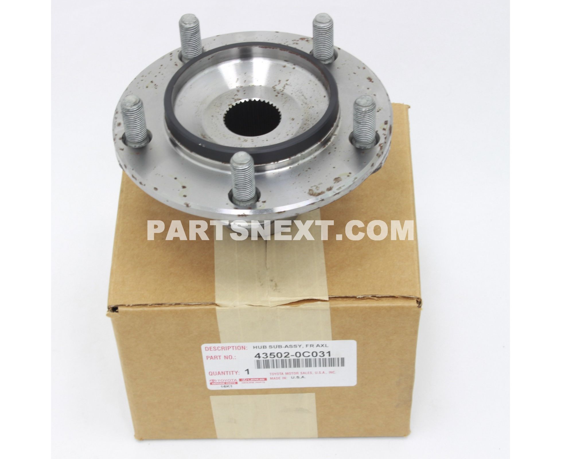 Toyota :: 43502-0C031 HUB SUB-ASSY, FRONT AXLE, RH/LH