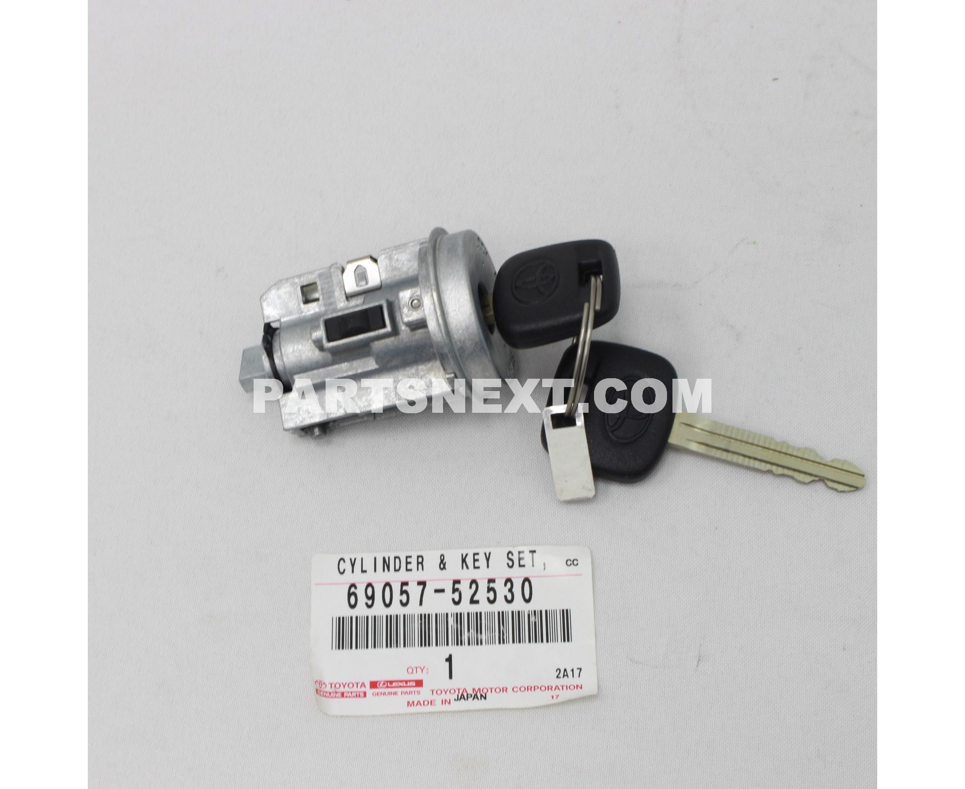 Toyota 6905752530 CYLINDER & KEY SET, IGNITION SWITCH LOCK