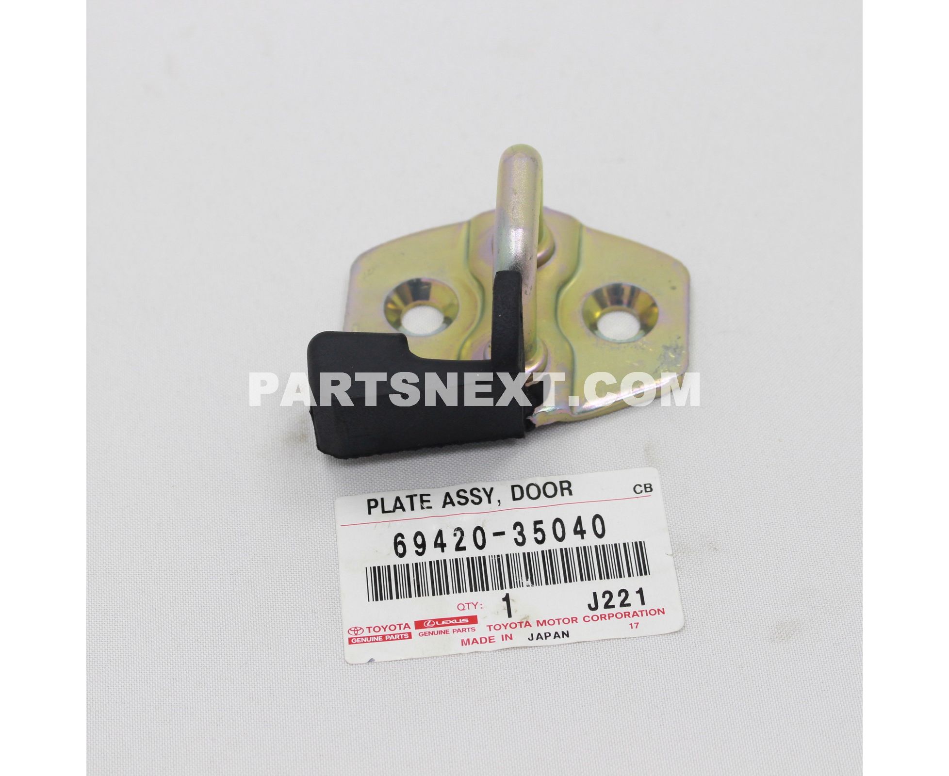 Toyota :: 69420-35040 SPACER, REAR DOOR LOOK STRIKER