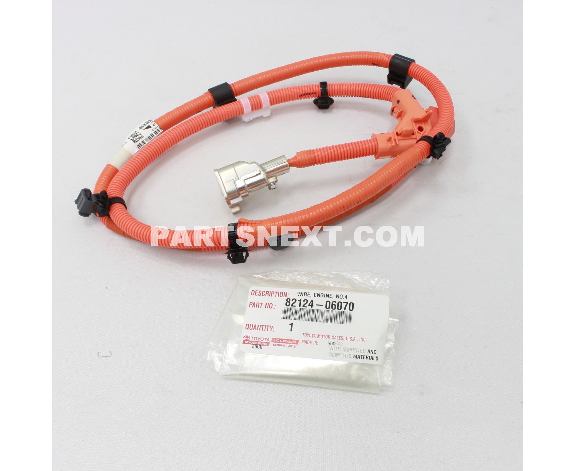 Toyota :: 82124-06070 WIRE, ENGINE, NO.4