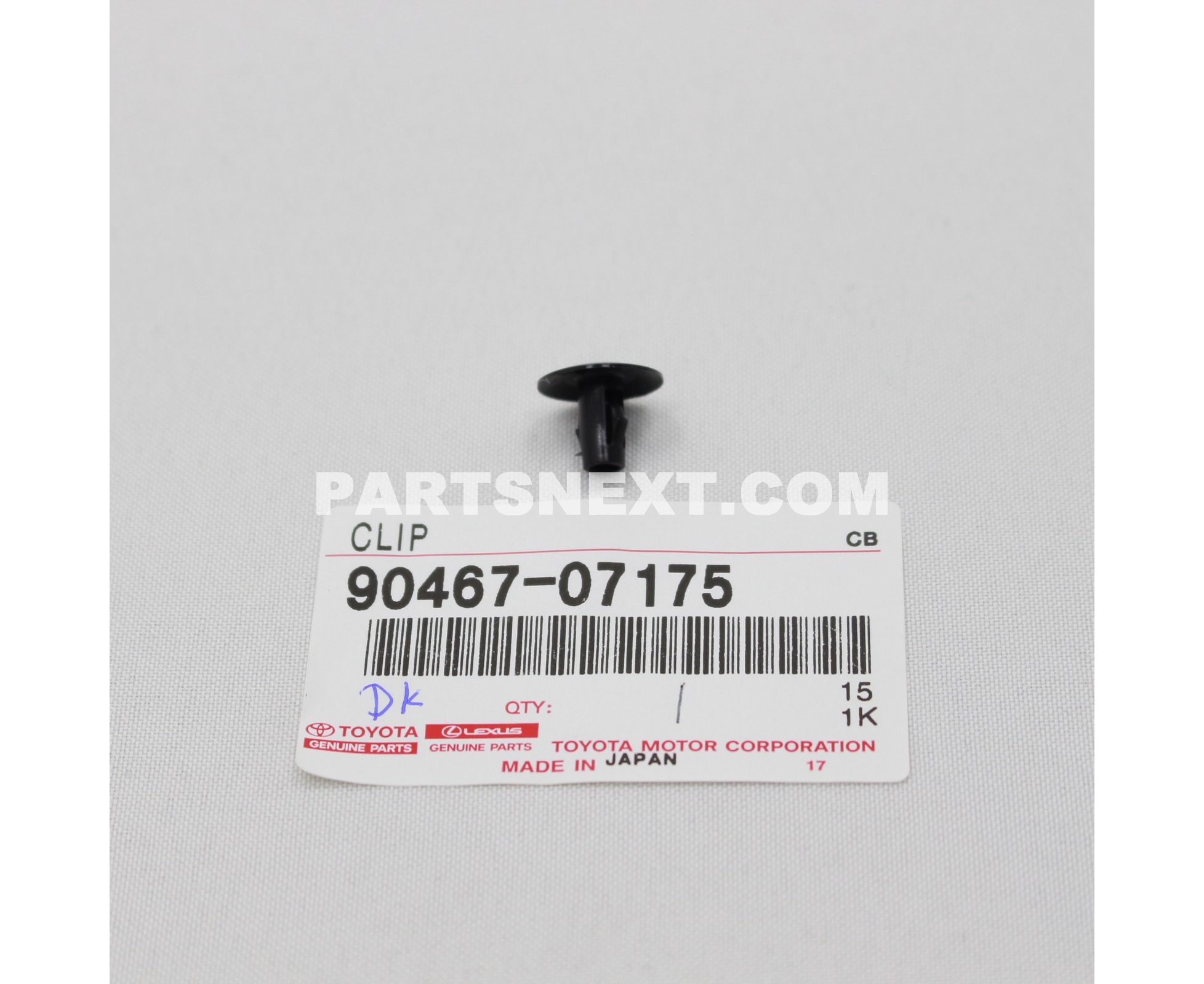 Toyota :: 90467-07175 CLIP