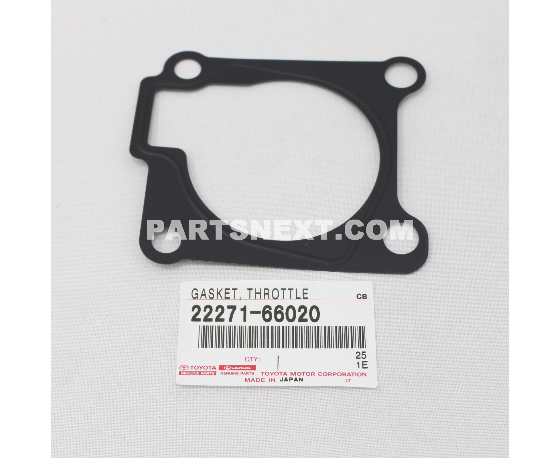 Toyota 2227166020 GASKET, THROTTLE BODY