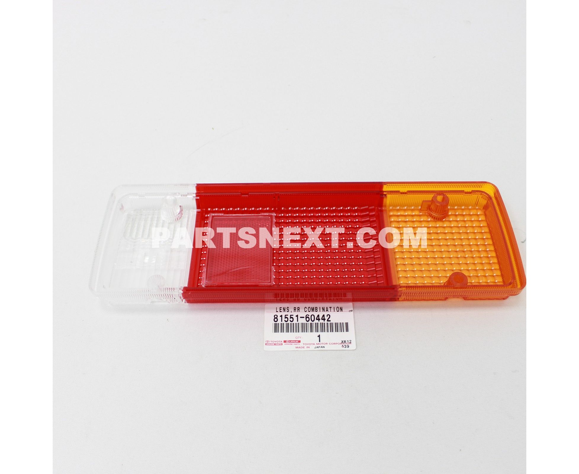 Toyota :: 81551-60442 LENS, REAR COMBINATION LAMP, RH