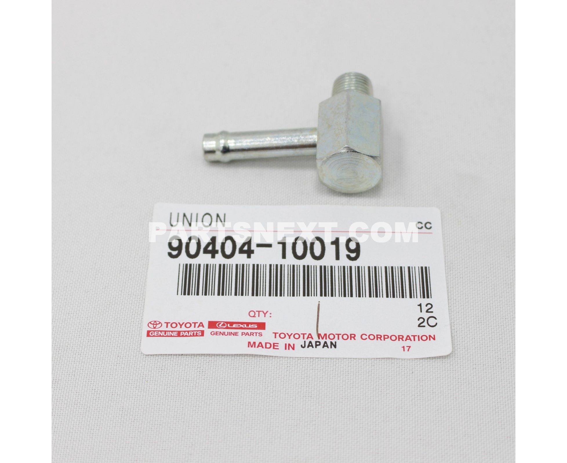 Toyota 9040410019 UNION (FOR FRONT AXLE BREATHER HOSE)