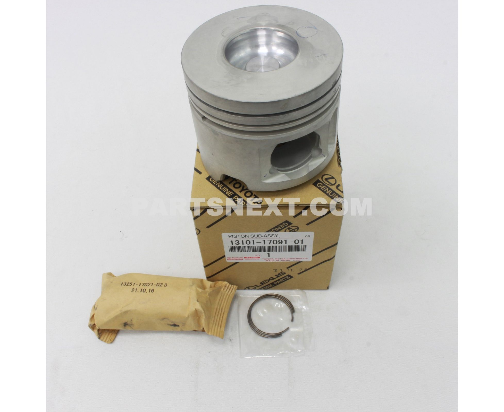 Toyota 131011709101 PISTON SUBASSY, W/PIN