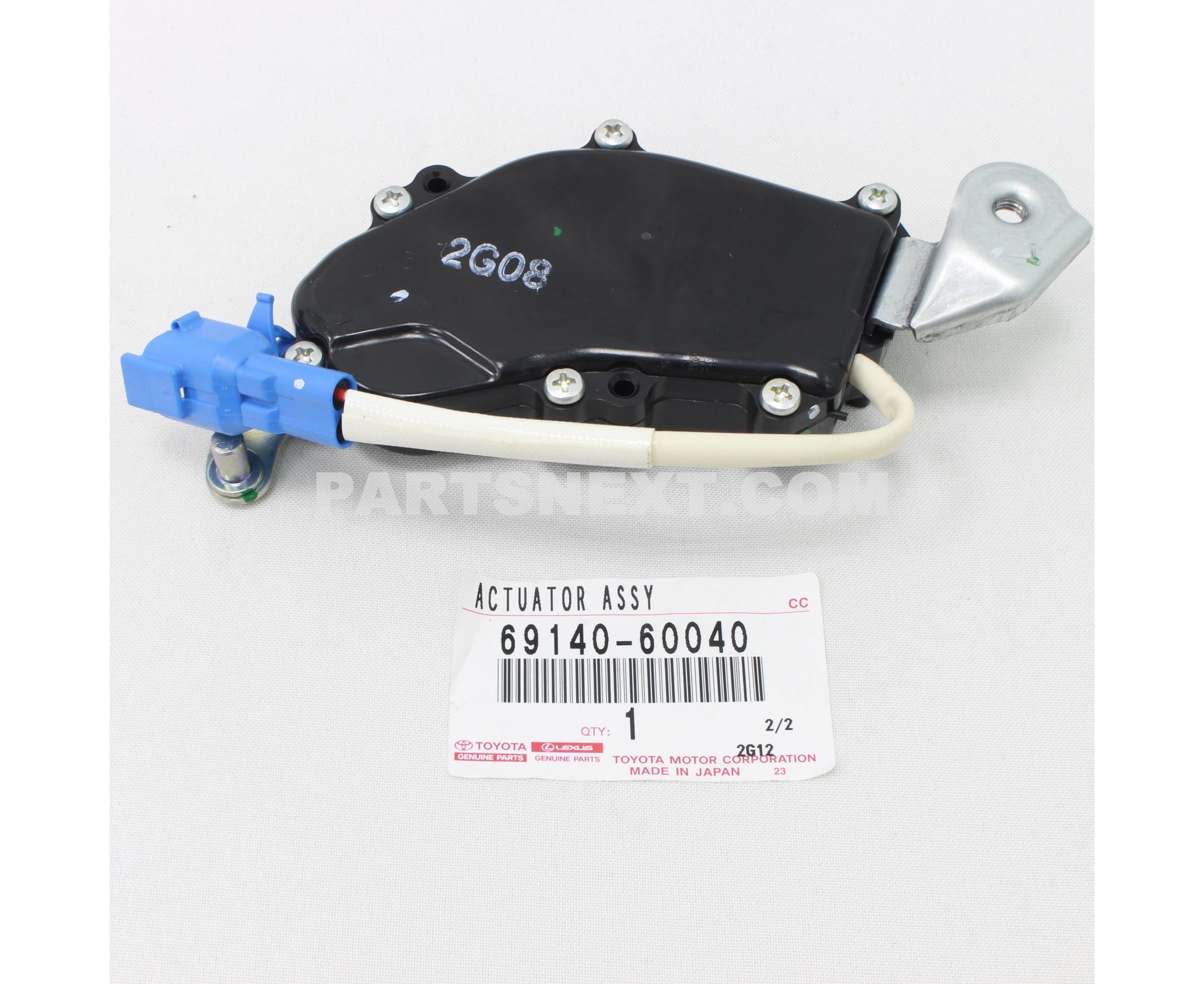 Toyota :: 69140-60040 ACTUATOR ASSY, REAR DOOR LOCK, LH