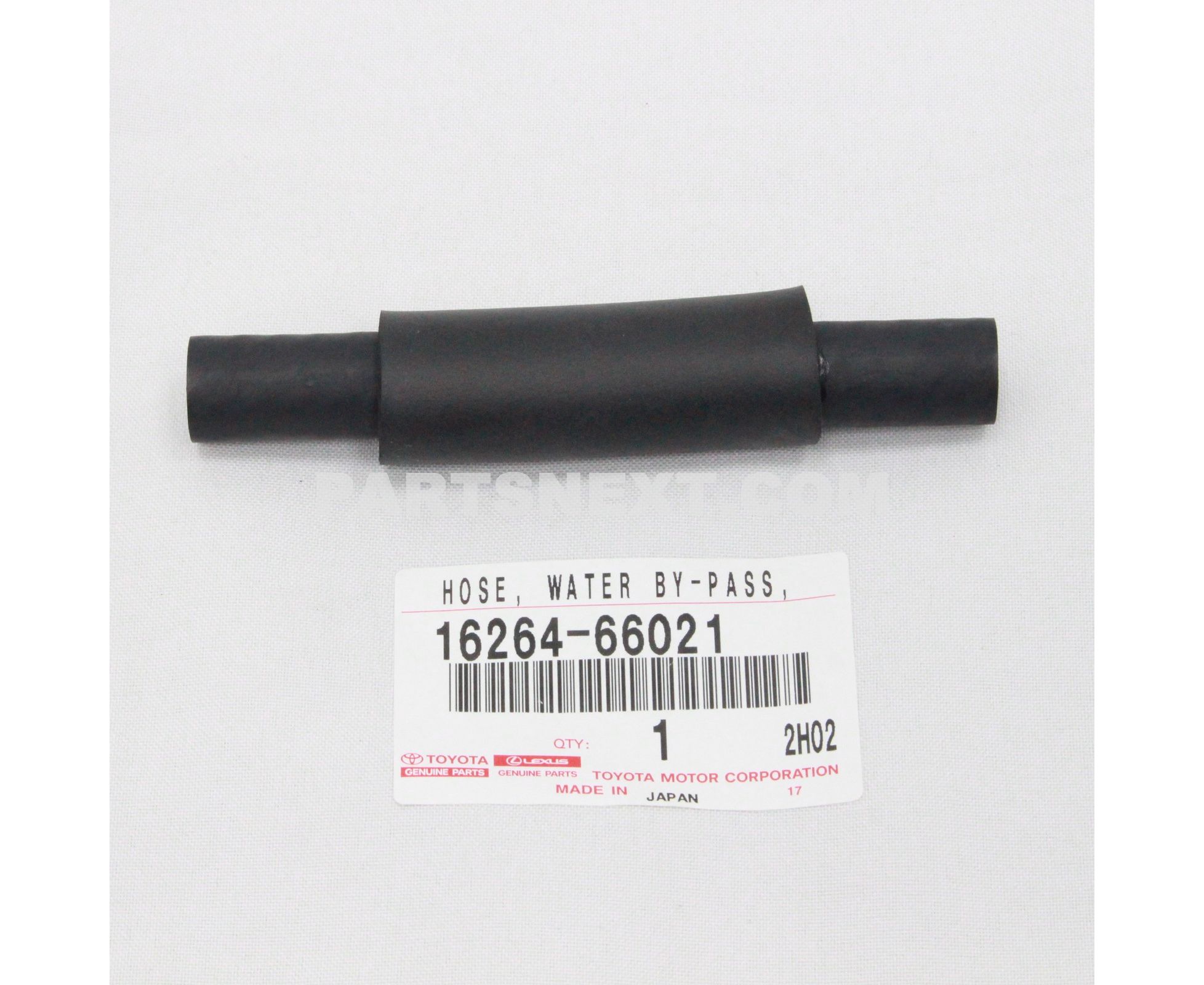 Toyota :: 16264-66021 HOSE, WATER BY-PASS, NO.2