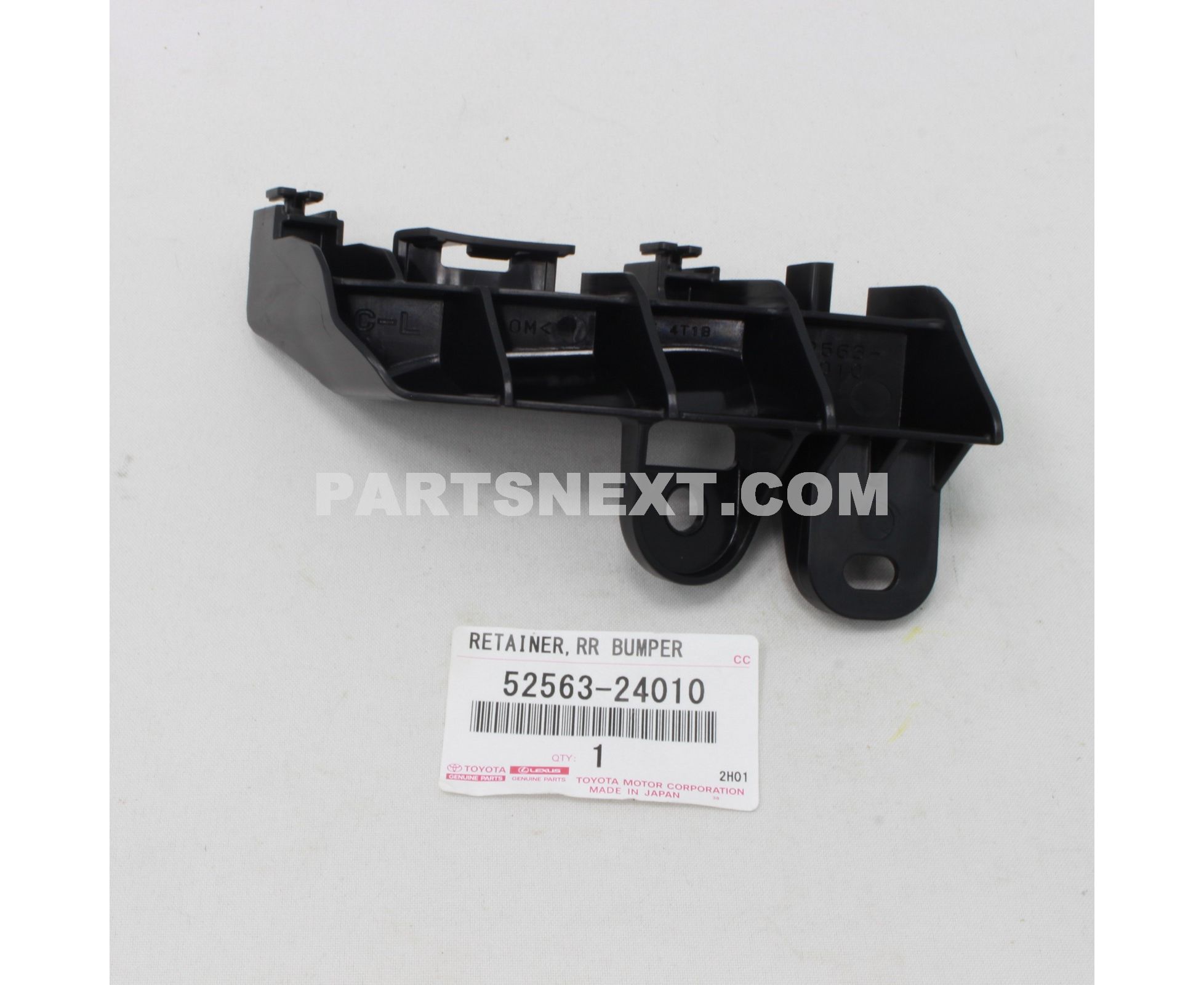 Toyota :: 52563-24010 RETAINER, REAR BUMPER, UPPER LH