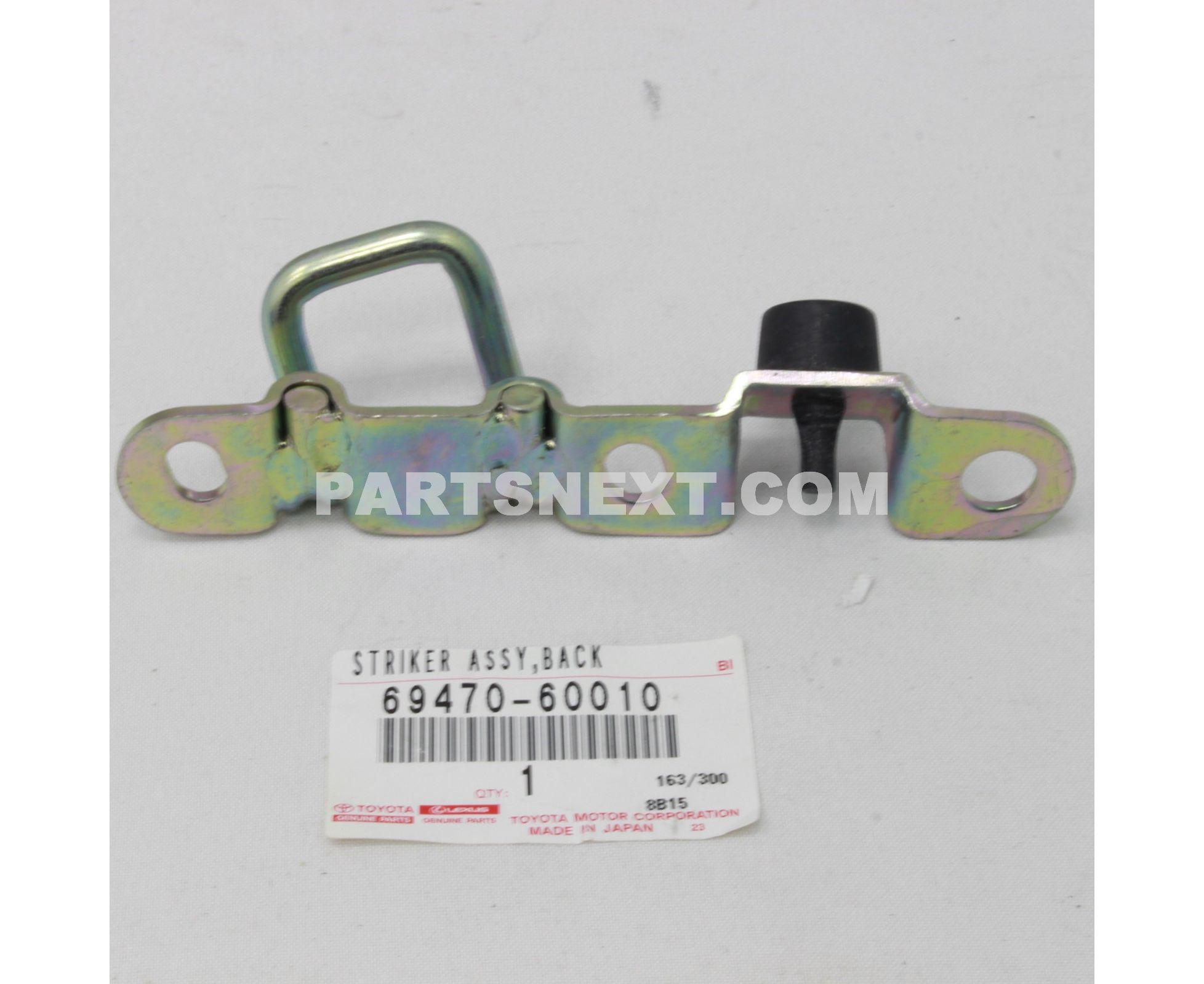 Toyota :: 69470-60010 STRIKER ASSY, BACK DOOR UPPER LOCK