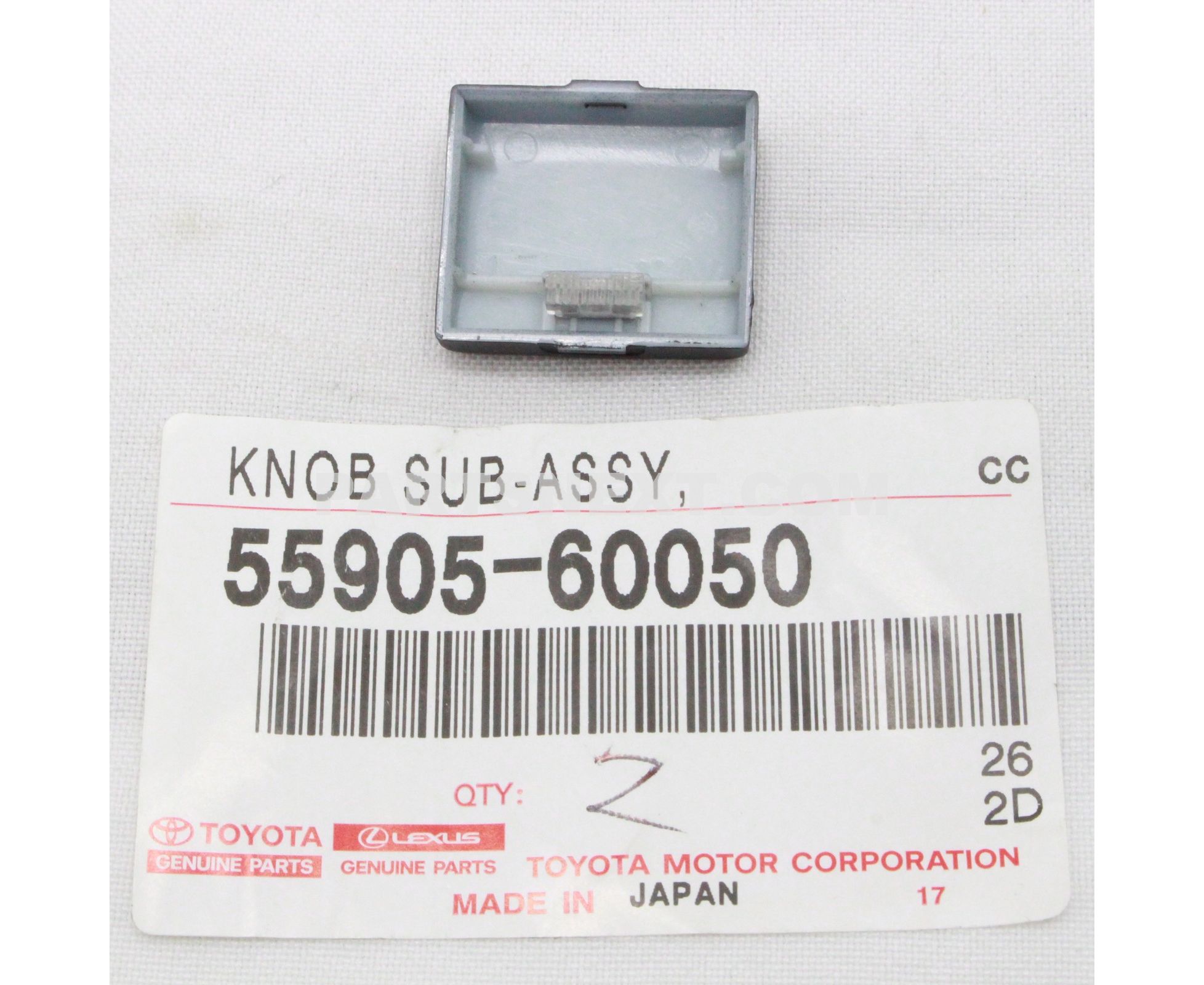 Toyota :: 55905-60050 KNOB, HEATER CONTROL, NO.2