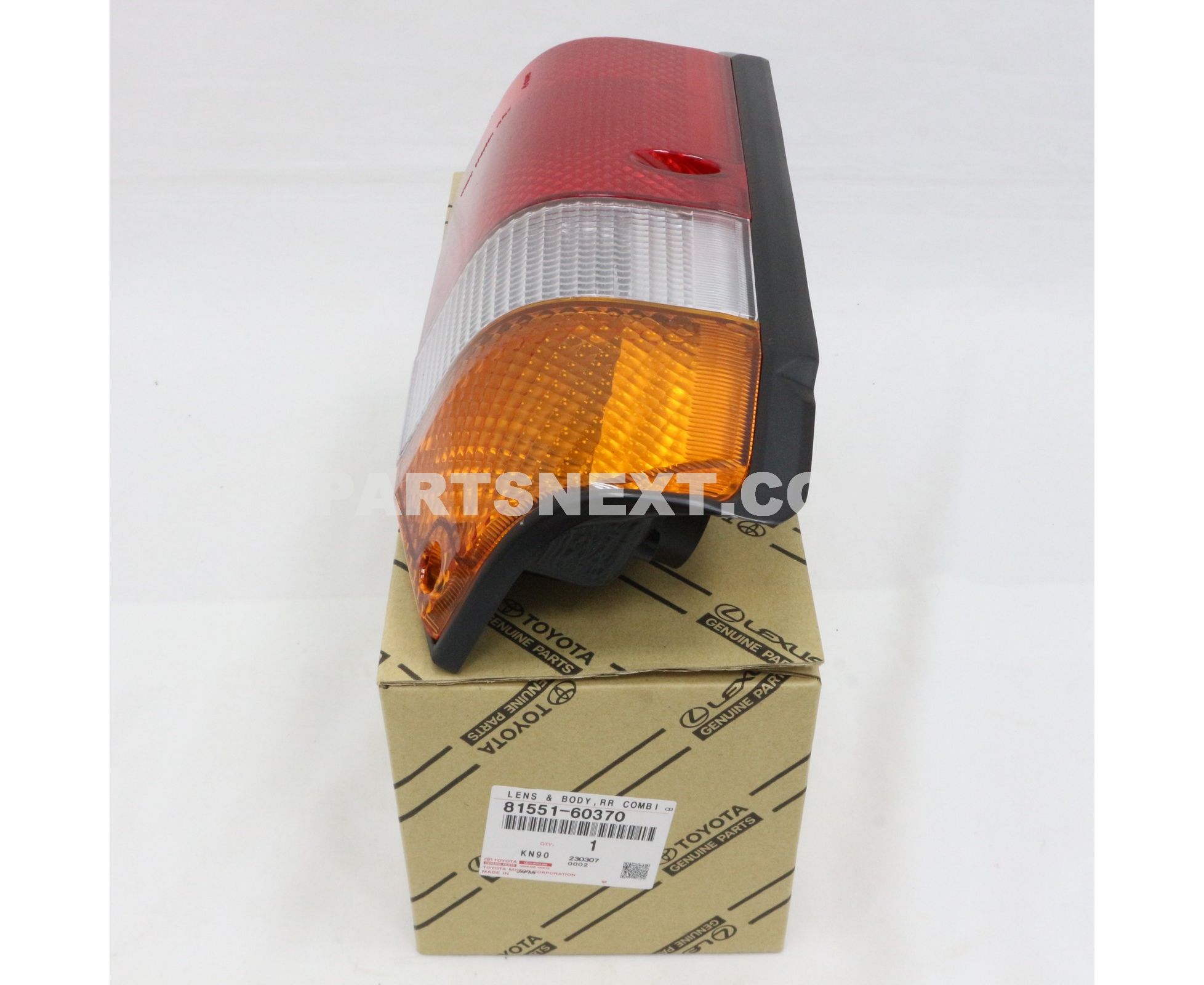 Toyota :: 81551-60370 LENS, REAR COMBINATION LAMP, RH