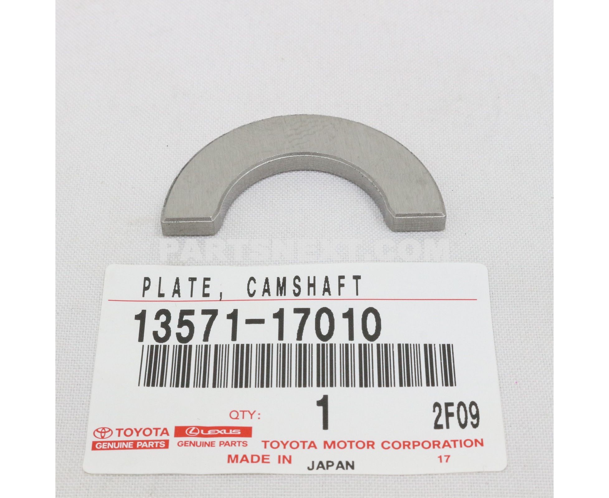 Toyota :: 13571-17010 PLATE, CAMSHAFT THRUST