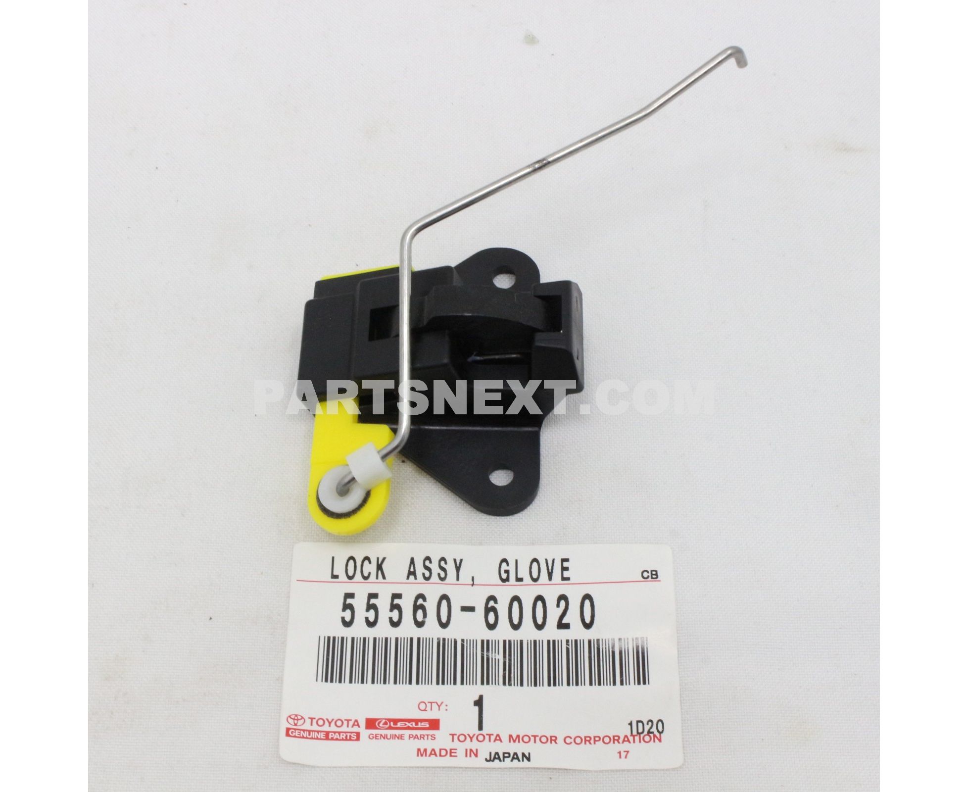 thumbnail image 2 of OEM Toyota JZA80 Supra Series 1 Upper Glovebox Lock Assembly - 55560-12090-C0 2 of 2