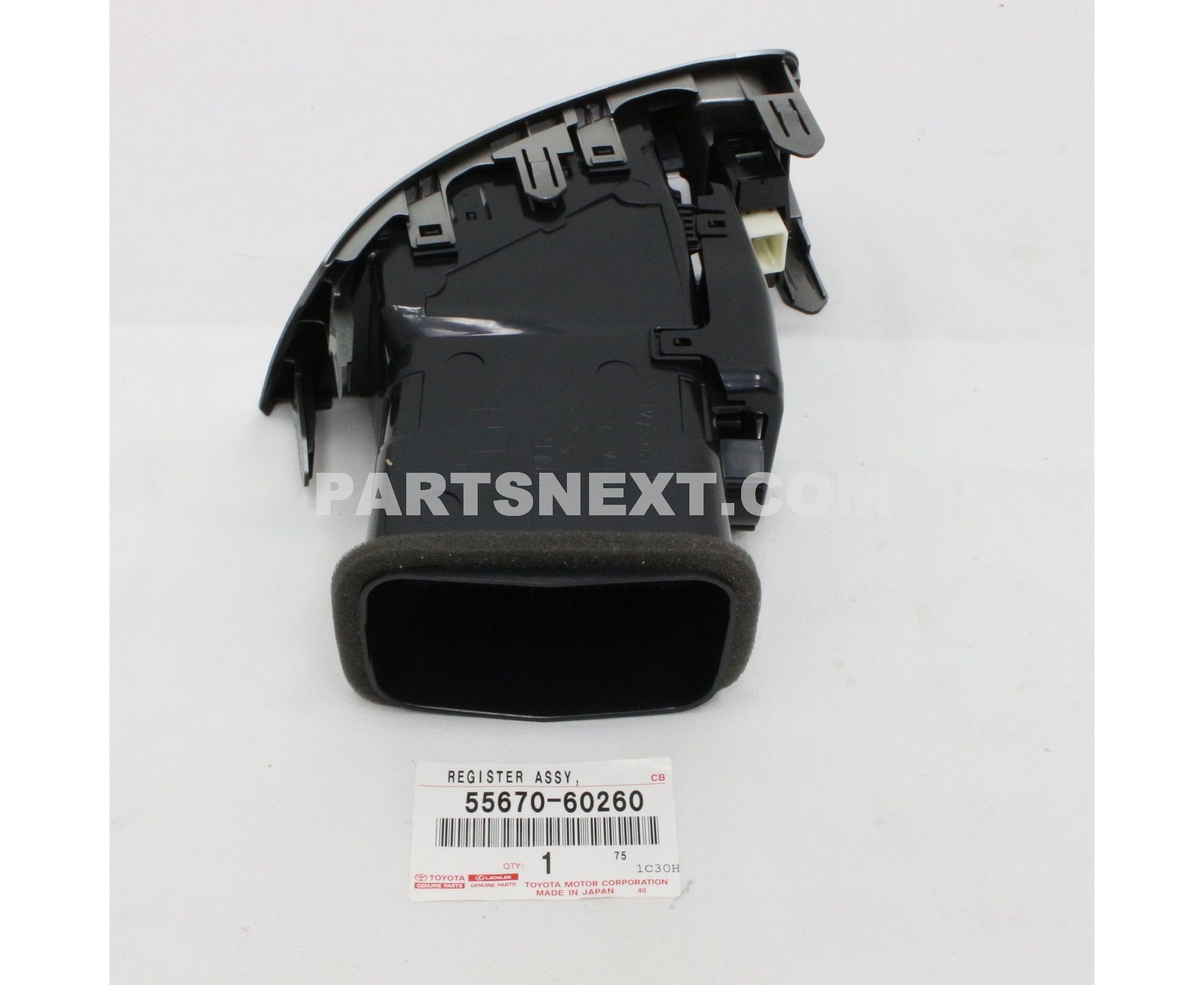 Toyota :: 55670-60260 REGISTER ASSY, INSTRUMENT PANEL, NO.3