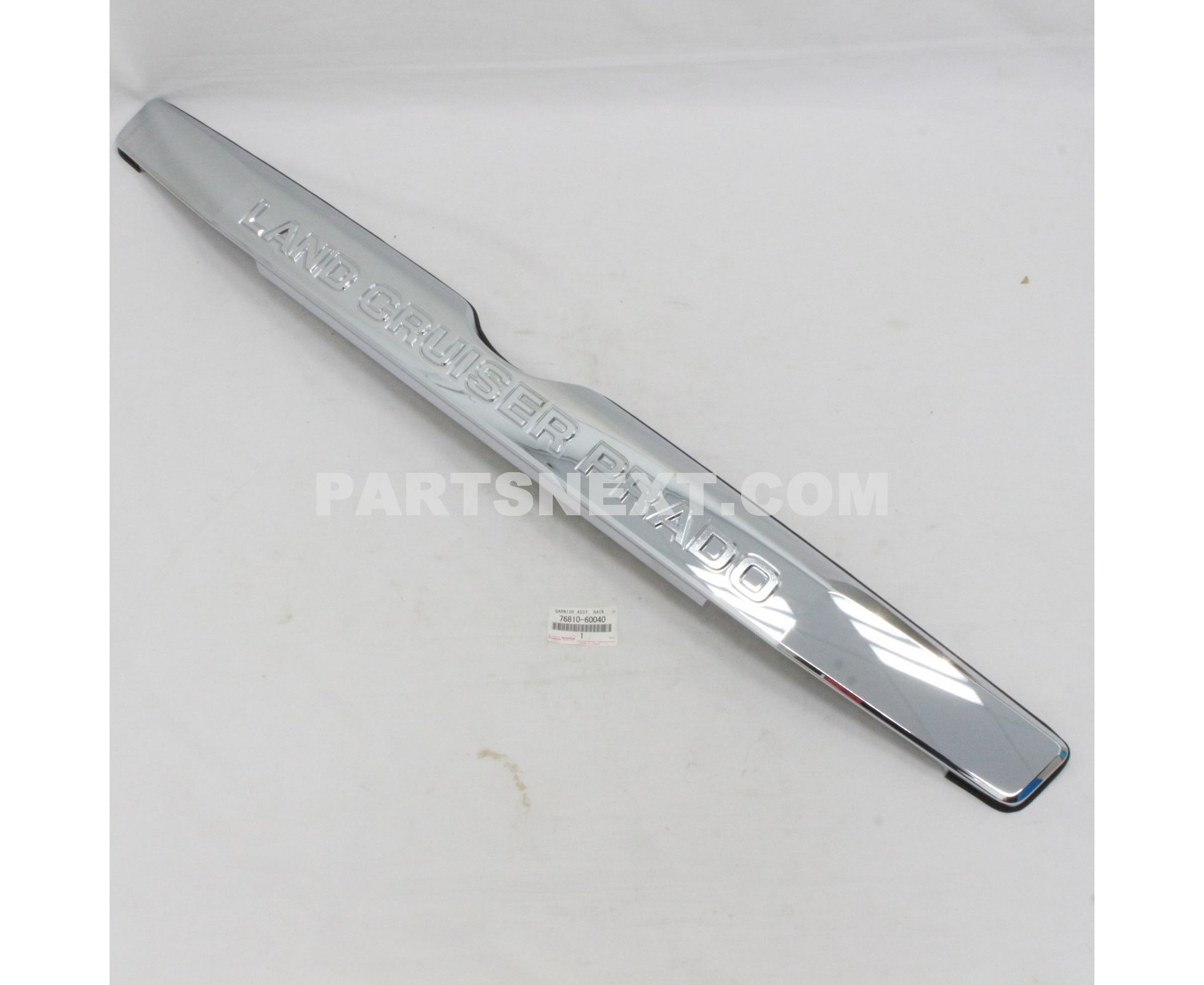Toyota :: 76810-60040 GARNISH, BACK DOOR, OUTSIDE NO.2