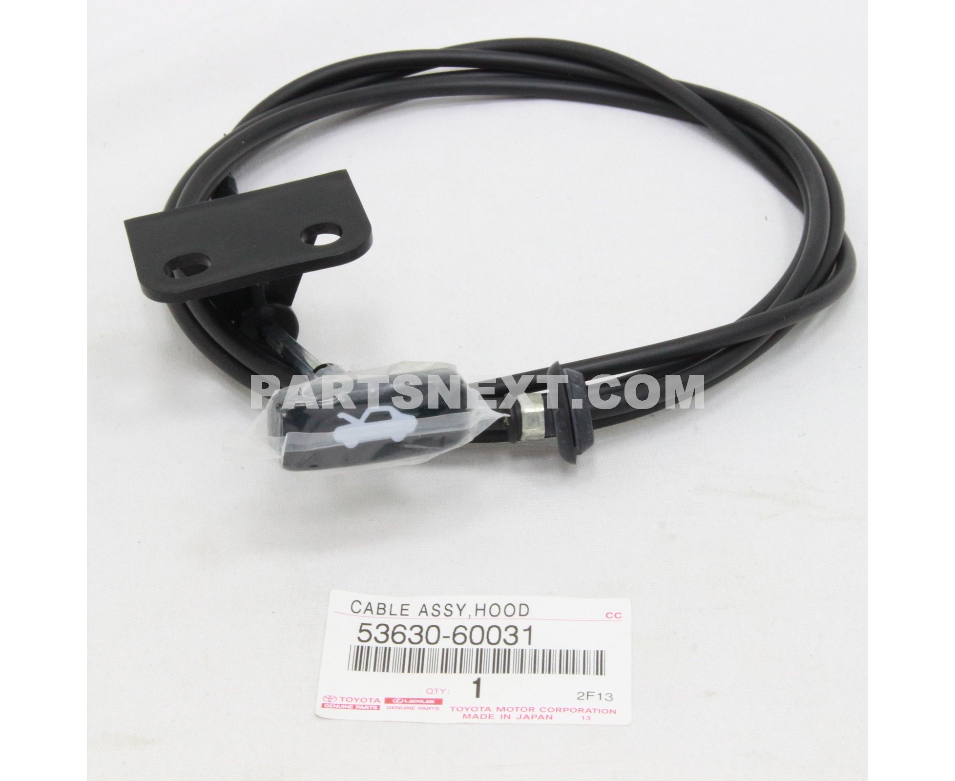 Toyota :: 53630-60031 CABLE ASSY, HOOD LOCK CONTROL