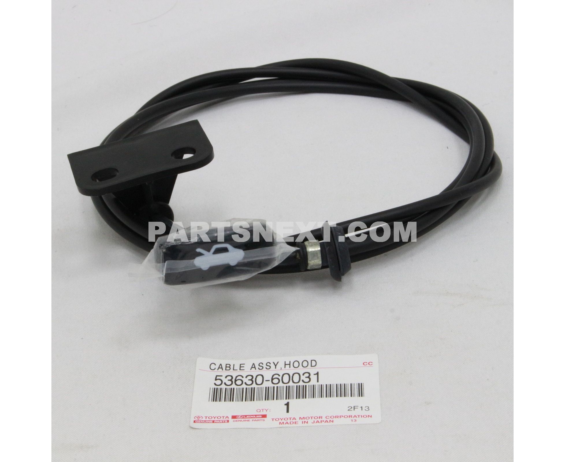 Toyota :: 53630-60031 CABLE ASSY, HOOD LOCK CONTROL