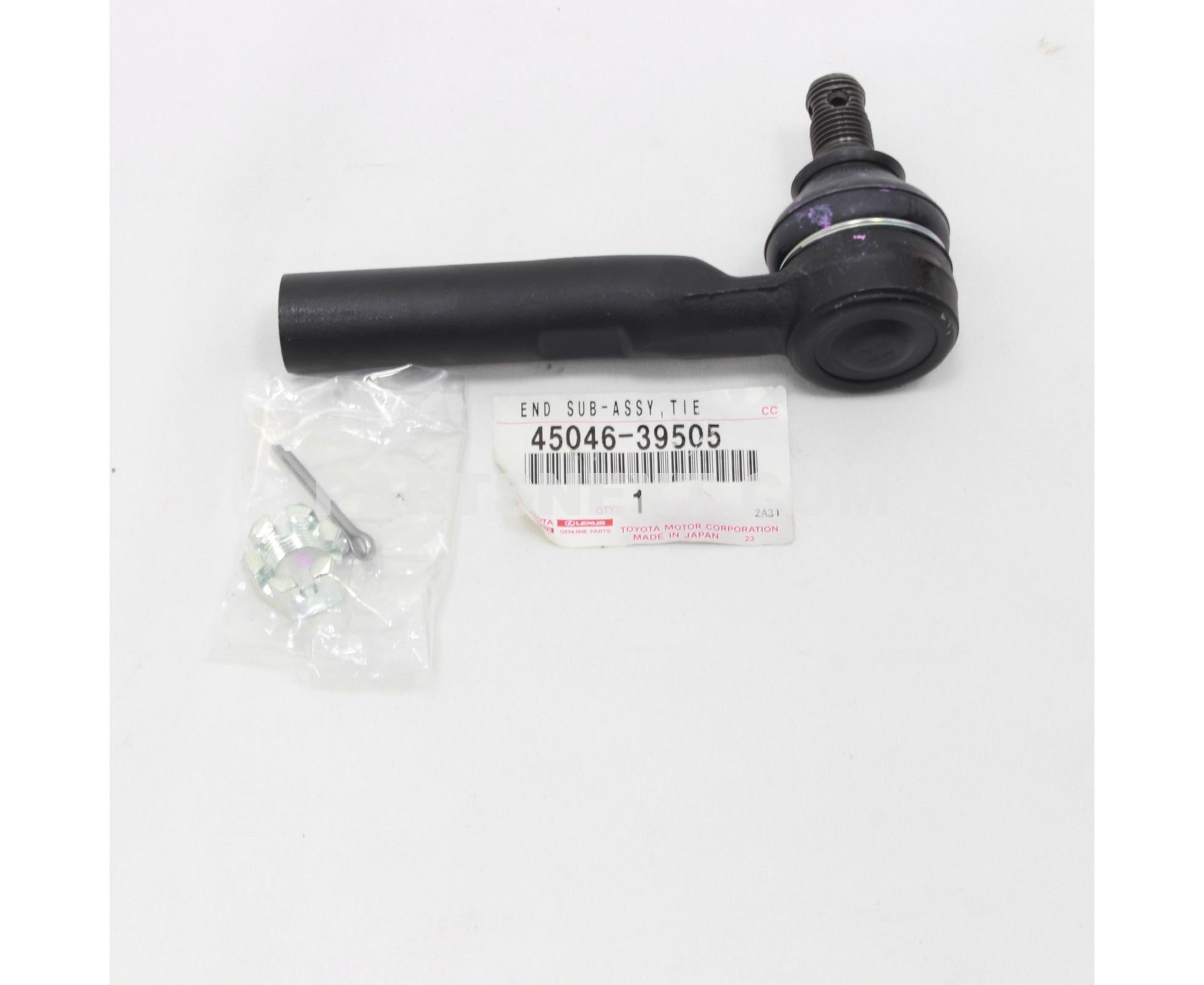 45046-29255 Genuine Toyota Tie Rod End Sub-Assembly, Left