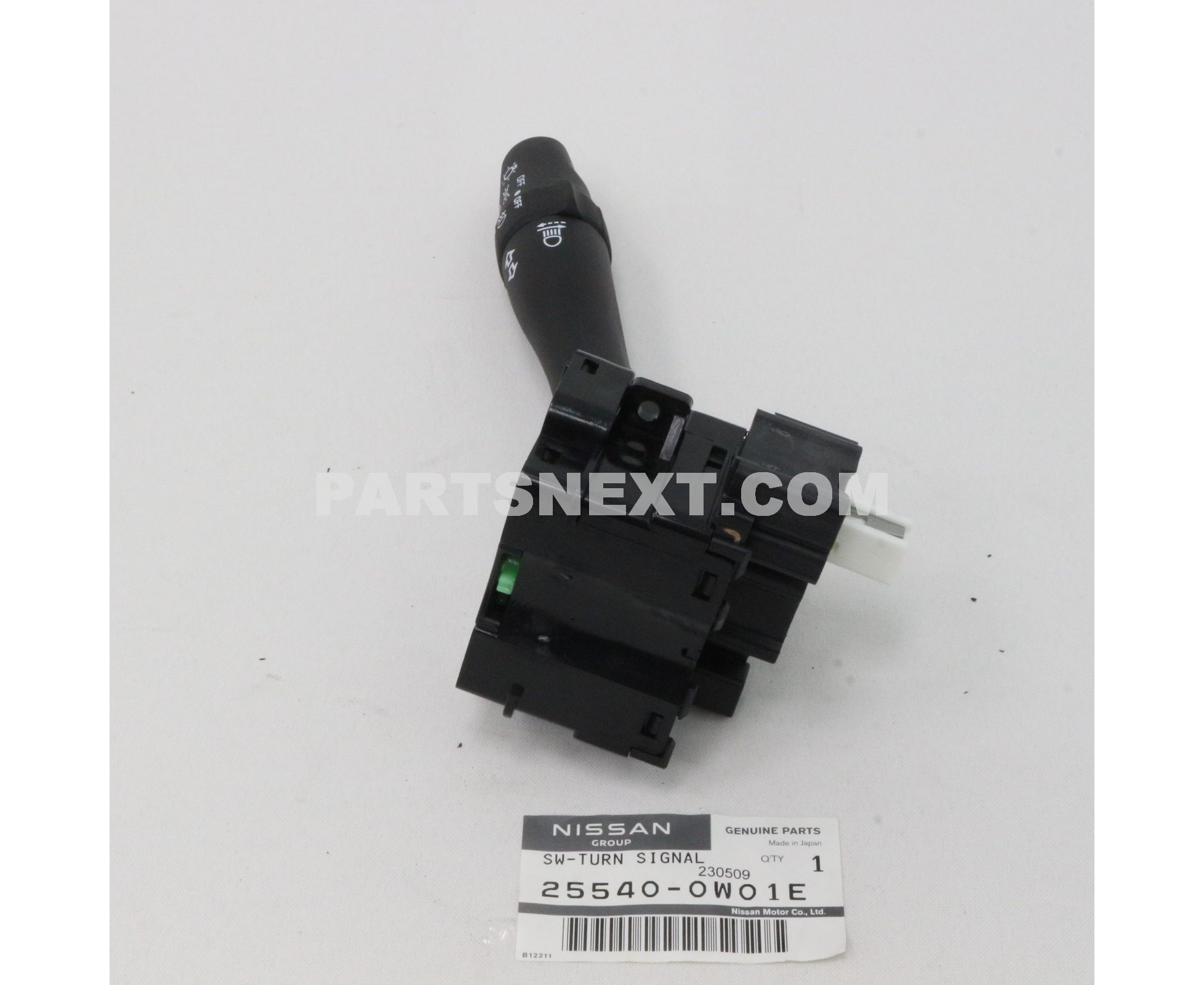 Nissan :: 25540-0W01E SWITCH ASSY-TURN SIGNAL