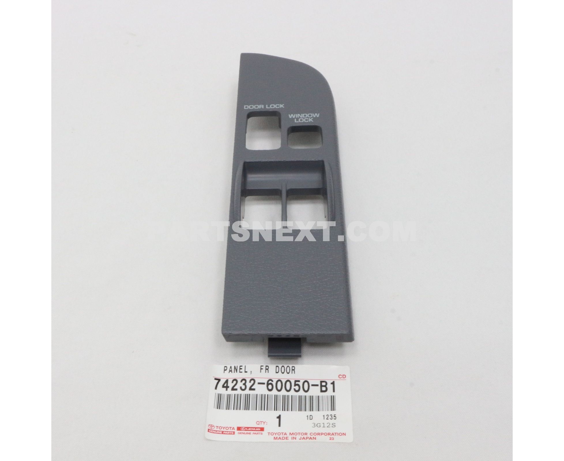 Toyota :: 74232-60050-B1 PANEL, FRONT ARMREST BASE, UPPER LH