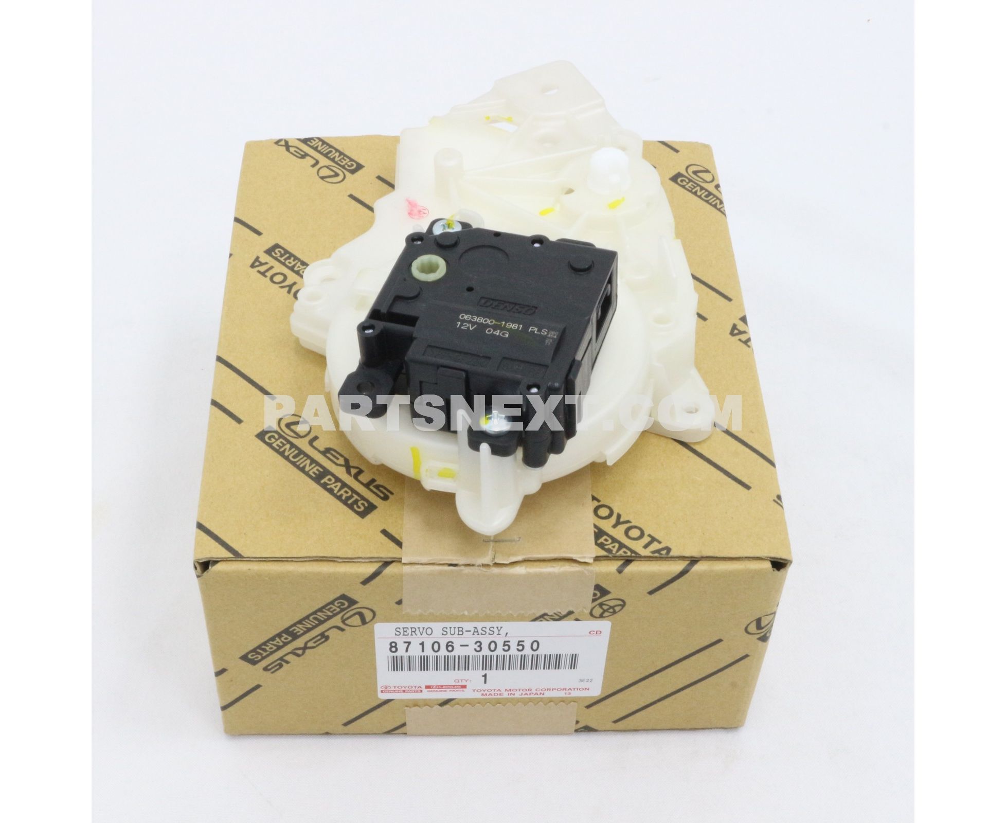Toyota :: 87106-30550 DAMPER SERVO SUB-ASSY, AIR CONDITIONER
