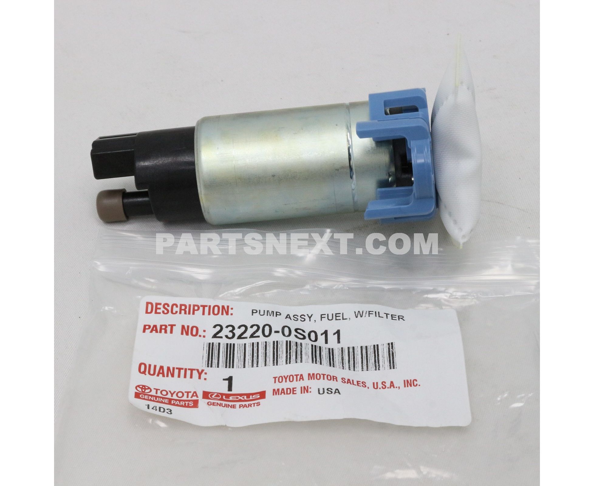 tomaです。 Amazon.com: Toyota Genuine Parts - Pump Assy, Fuel W/Fi