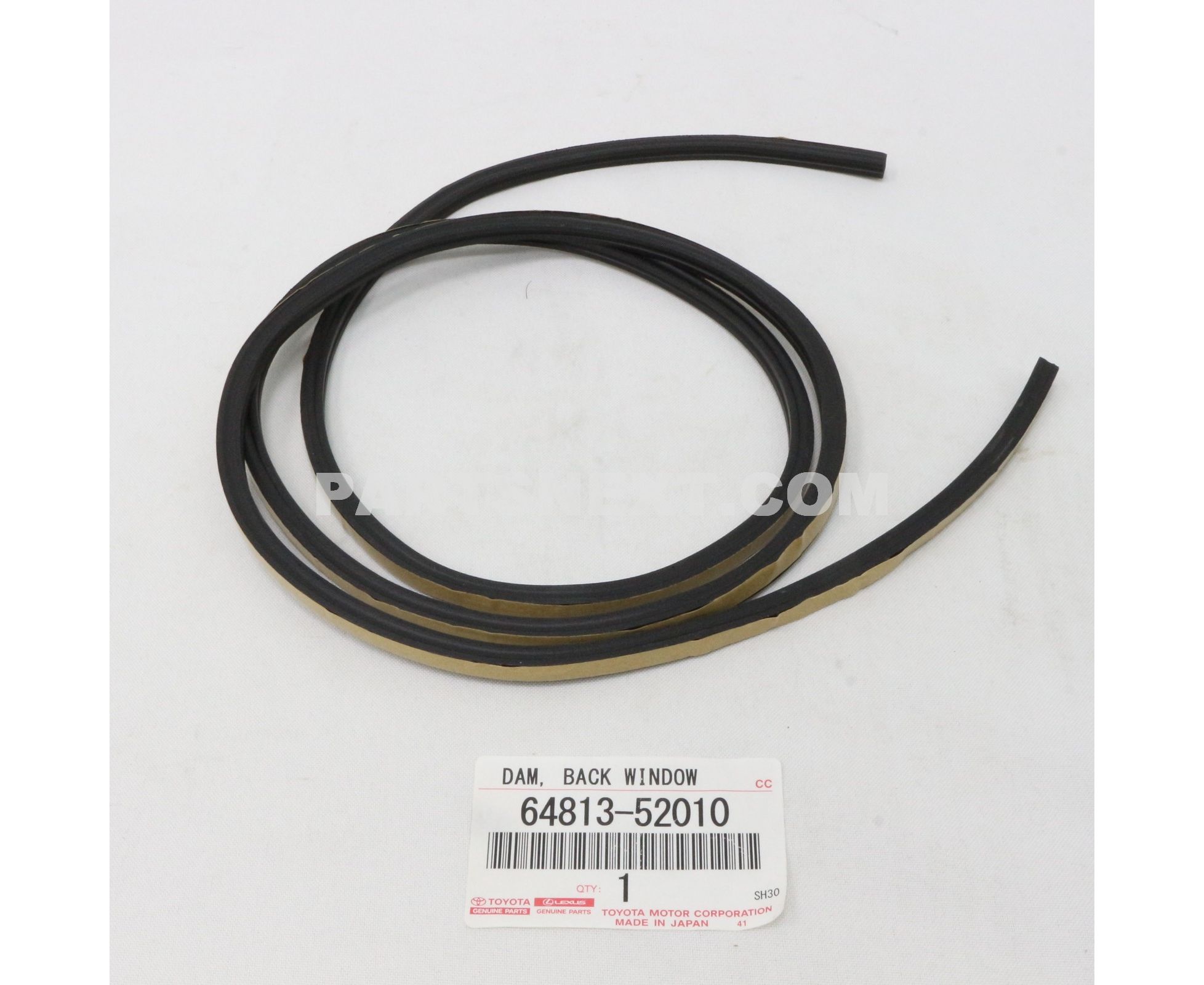 Toyota :: 64813-52010 DAM KIT, BACK WINDOW GLASS