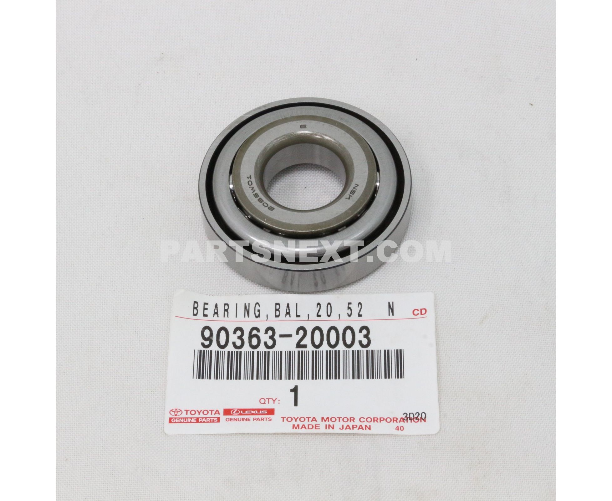 Toyota :: 90363-20003 BEARING(FOR STEERING WORM)