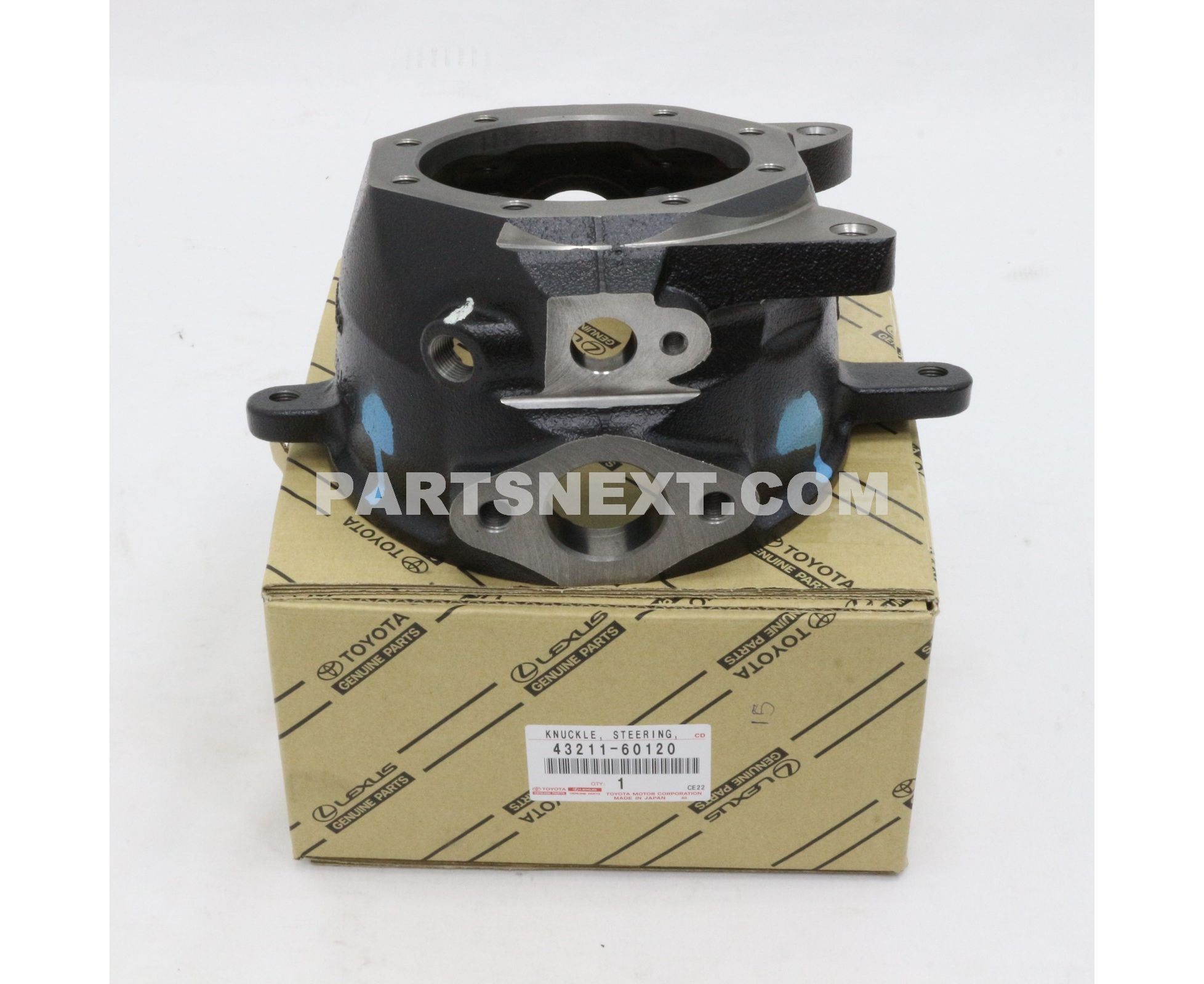 Toyota :: 43211-60120 KNUCKLE, STEERING, RH