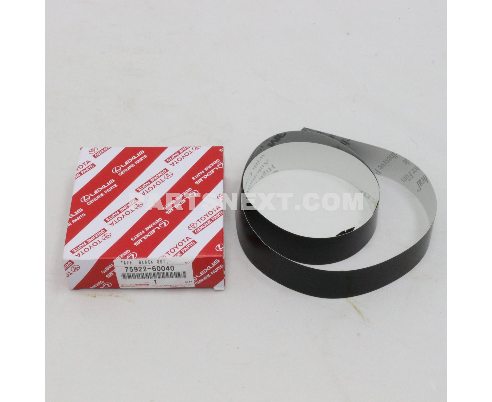 Toyota :: 75922-60040 TAPE, BLACK OUT, NO.1 LH