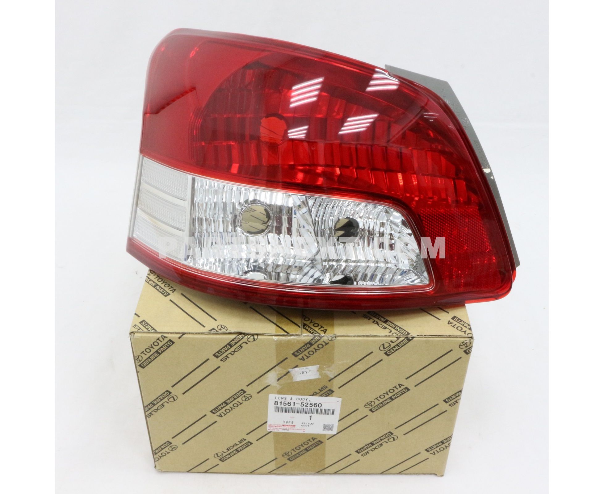 Toyota :: 81561-52560 LENS & BODY, REAR COMBINATION LAMP, LH