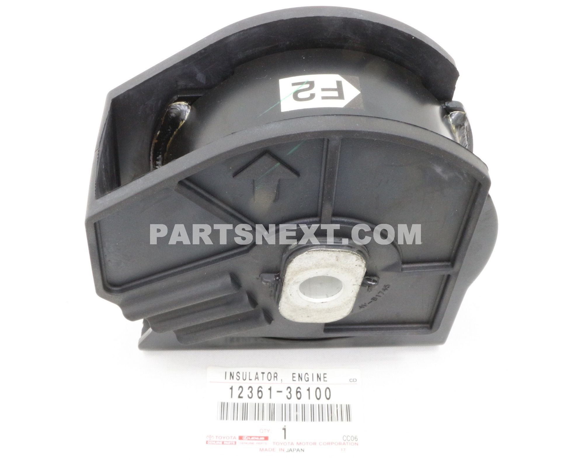 Toyota :: 12361-36100 INSULATOR, ENGINE MOUNTING, FRONT