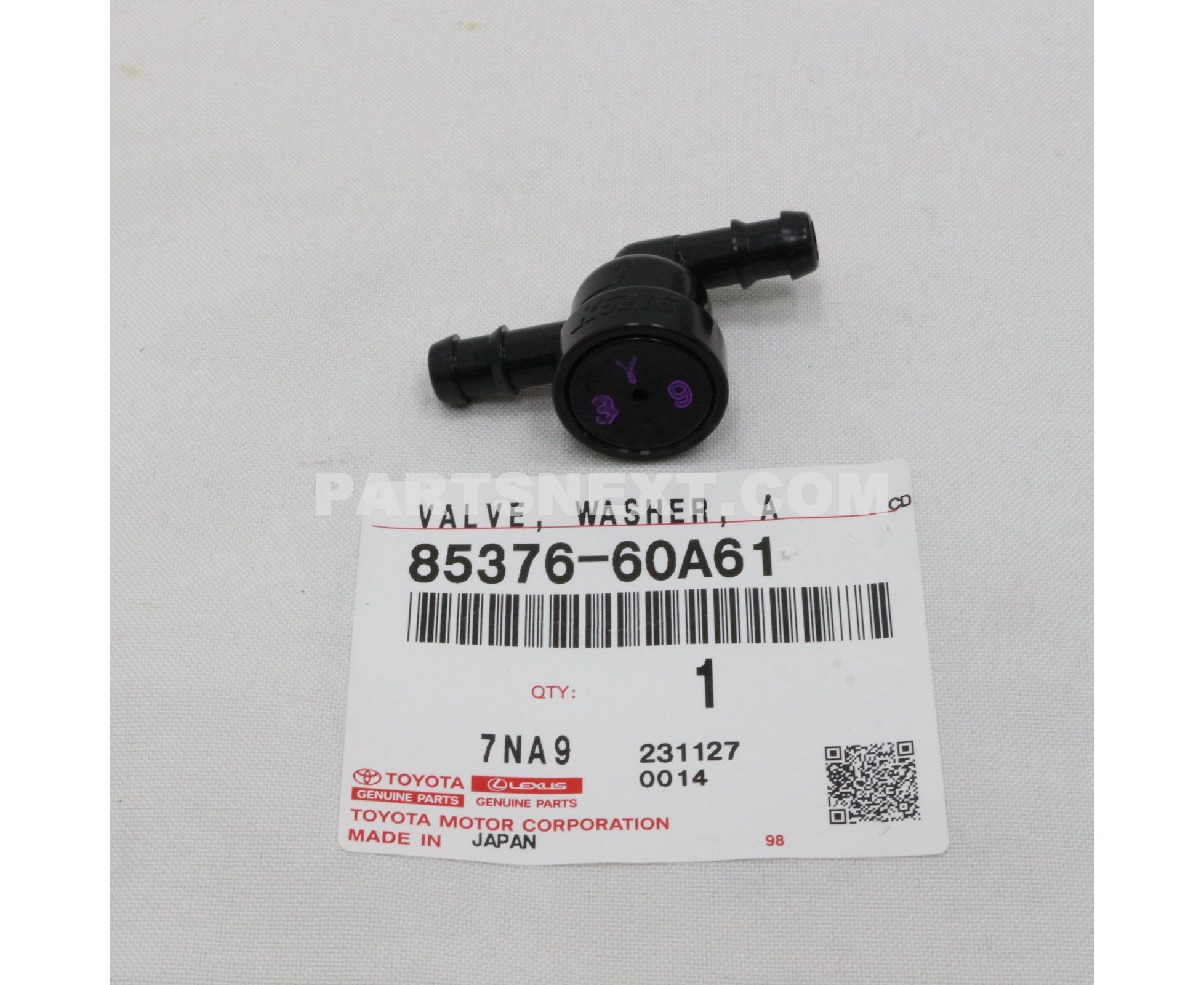 Toyota :: 85376-60A61 VALVE WASHER A Toyota :: 85376-60A61 VALVE WASHER A