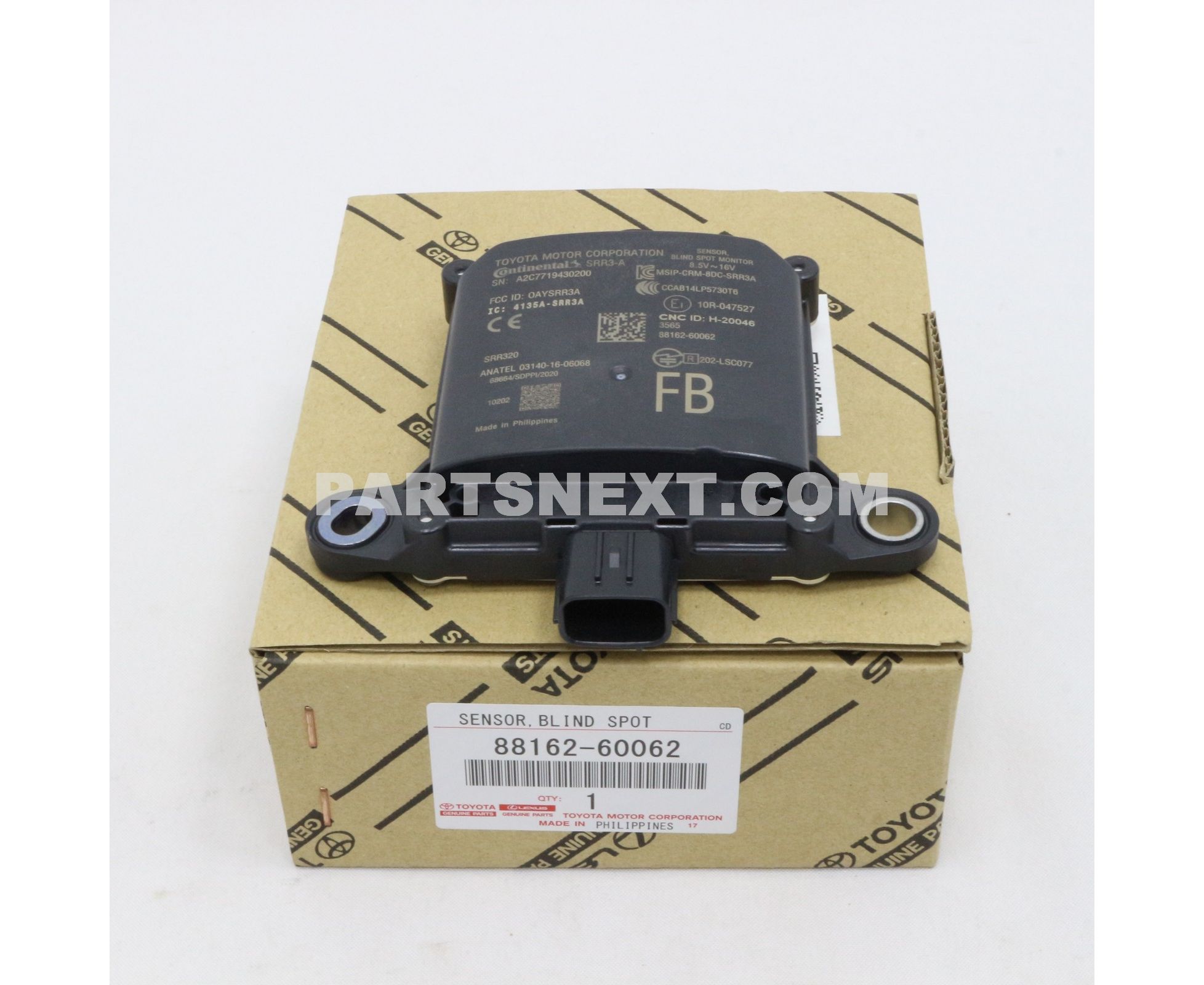 Toyota :: 88162-60062 SENSOR, BLIND SPOT