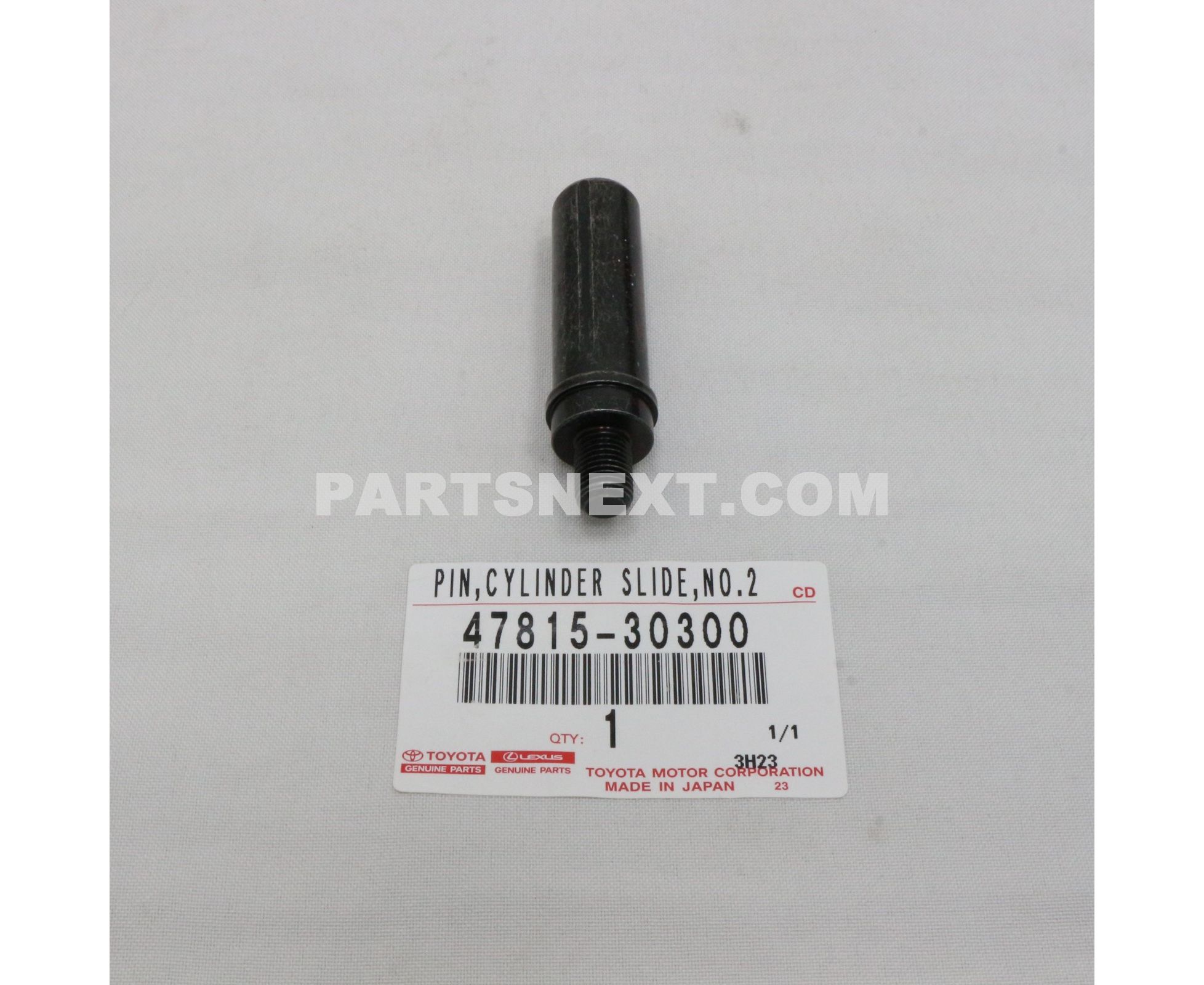 Toyota :: 47815-30300 PIN, REAR CYLINDER SLIDE, NO.2(FOR REAR DISC BRAKE)