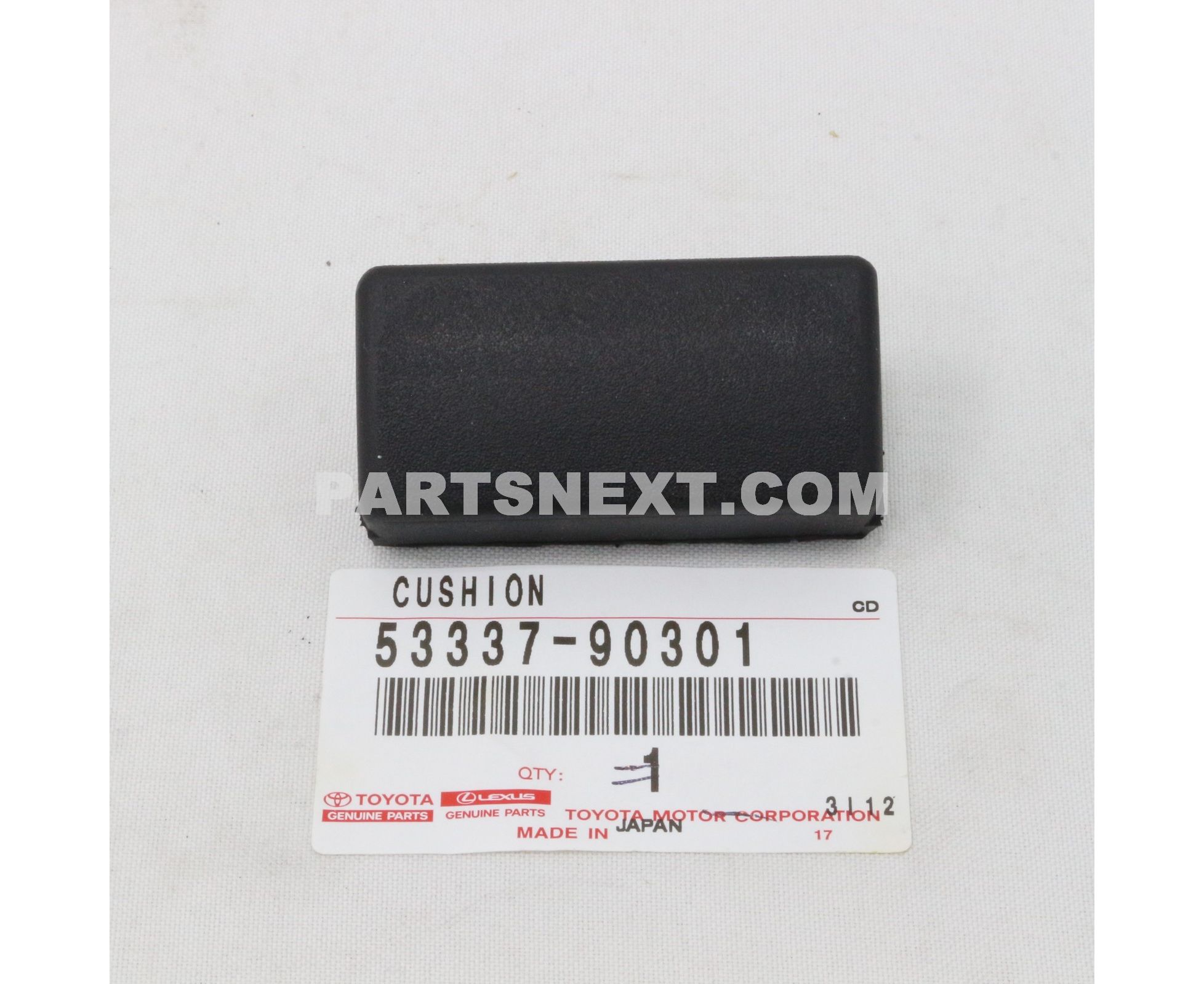 Toyota :: 53337-90301 CUSHION, WINDSHIELD REST BLOCK