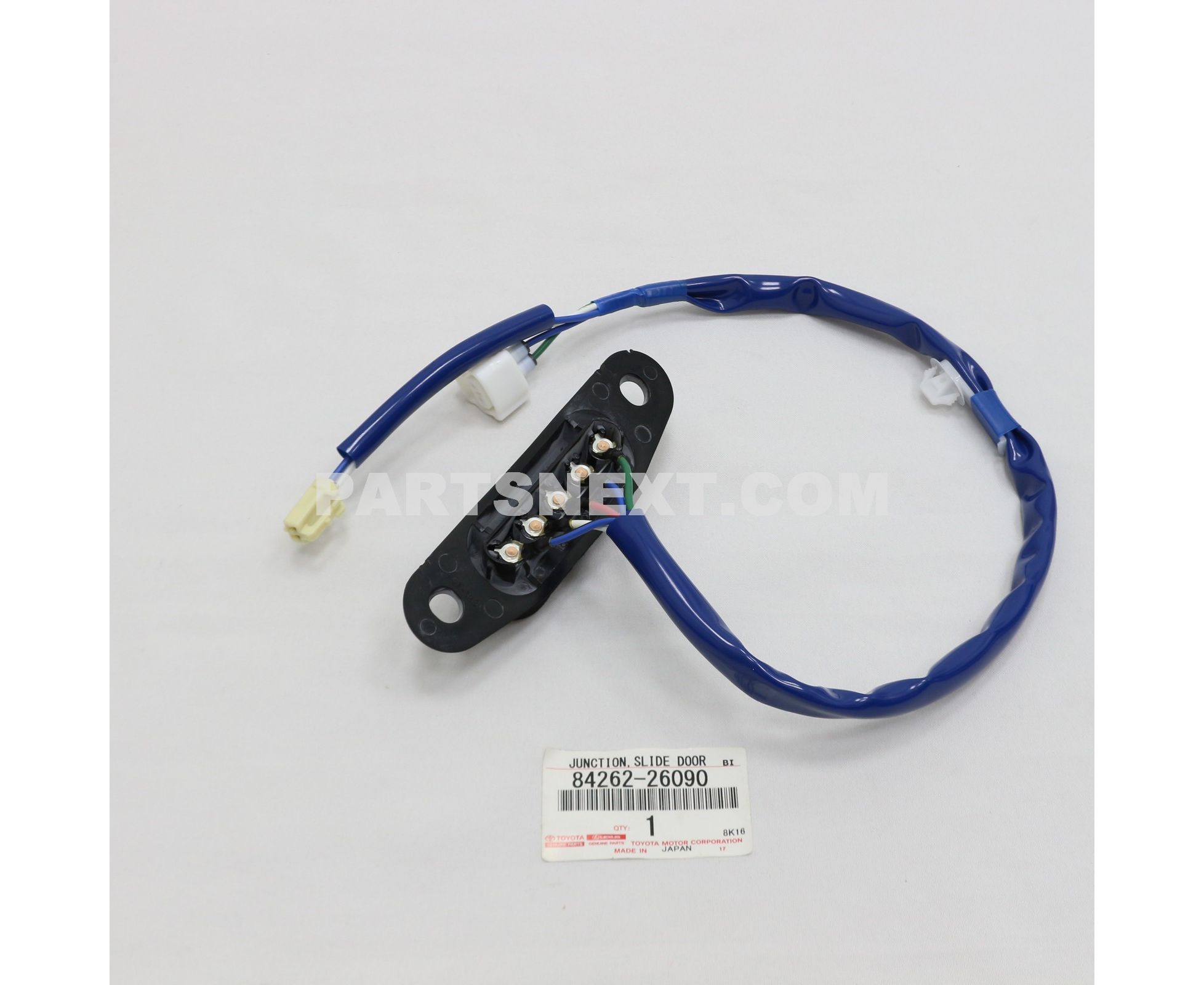 Toyota :: 84262-26090 JUNCTION, SLIDE DOOR CONTROL, FEMALE