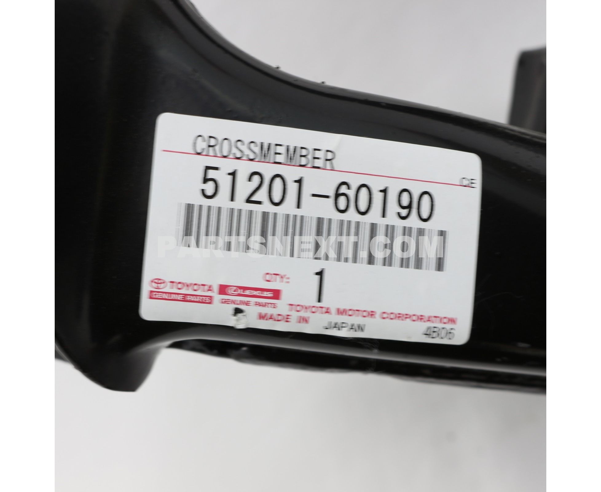 Toyota :: 51201-60190 CROSSMEMBER SUB-ASSY, FRAME, FRONT