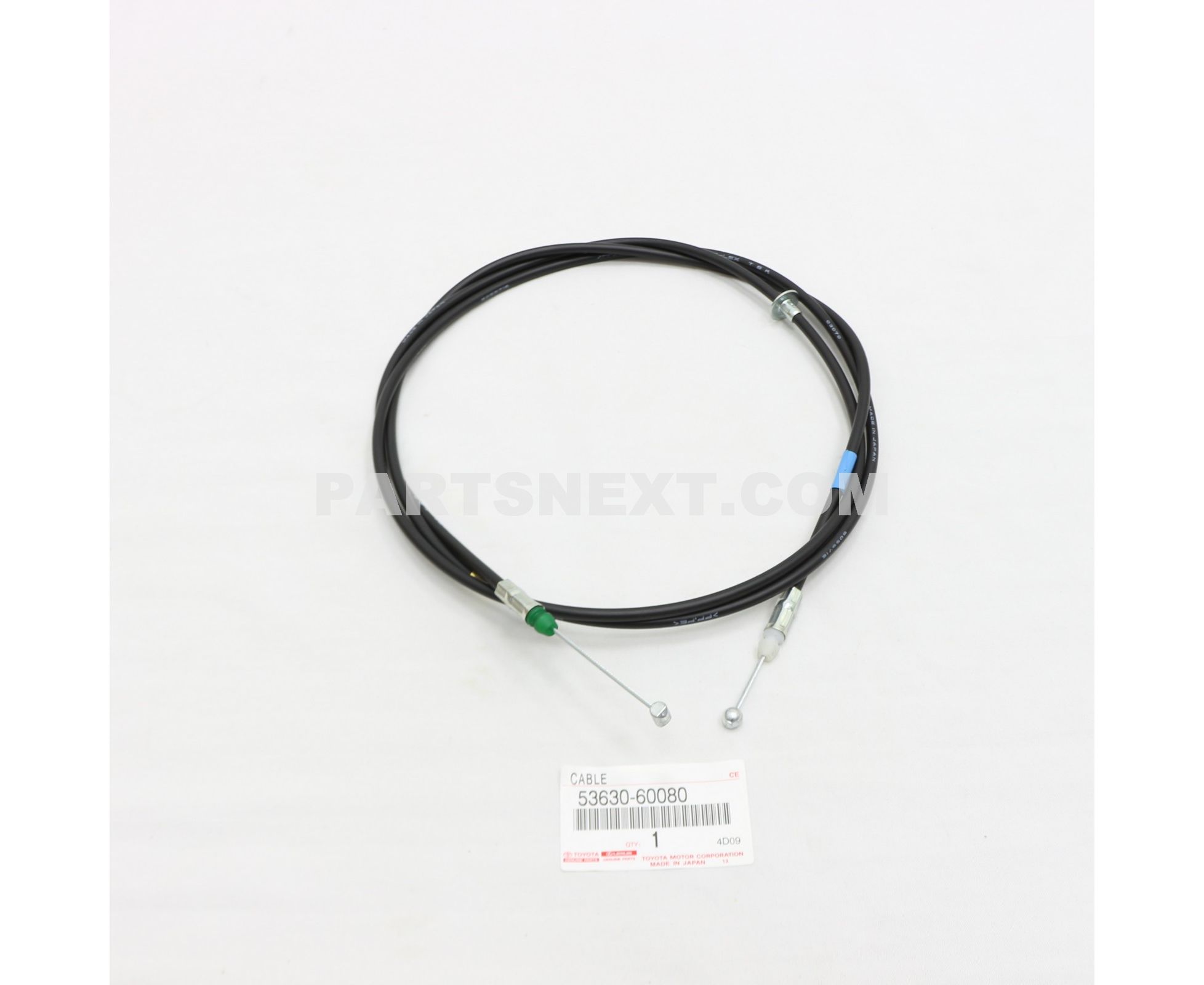 Toyota :: 53630-60080 CABLE ASSY, HOOD LOCK CONTROL