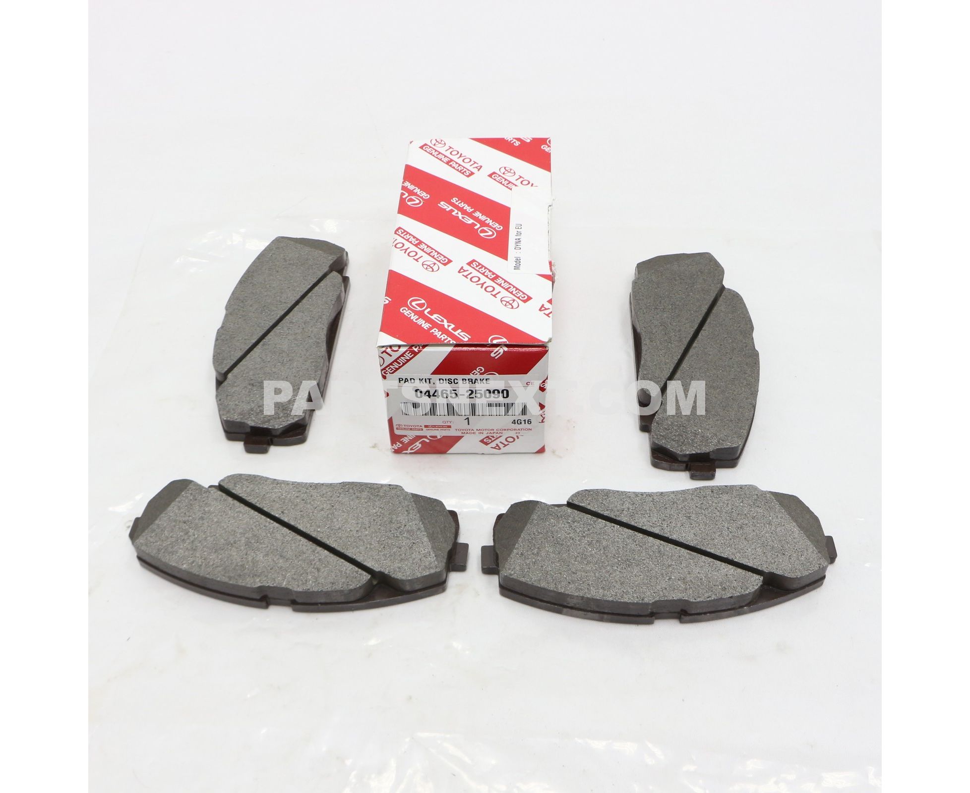 Toyota :: 04465-25090 PAD KIT, DISC BRAKE, FRONT