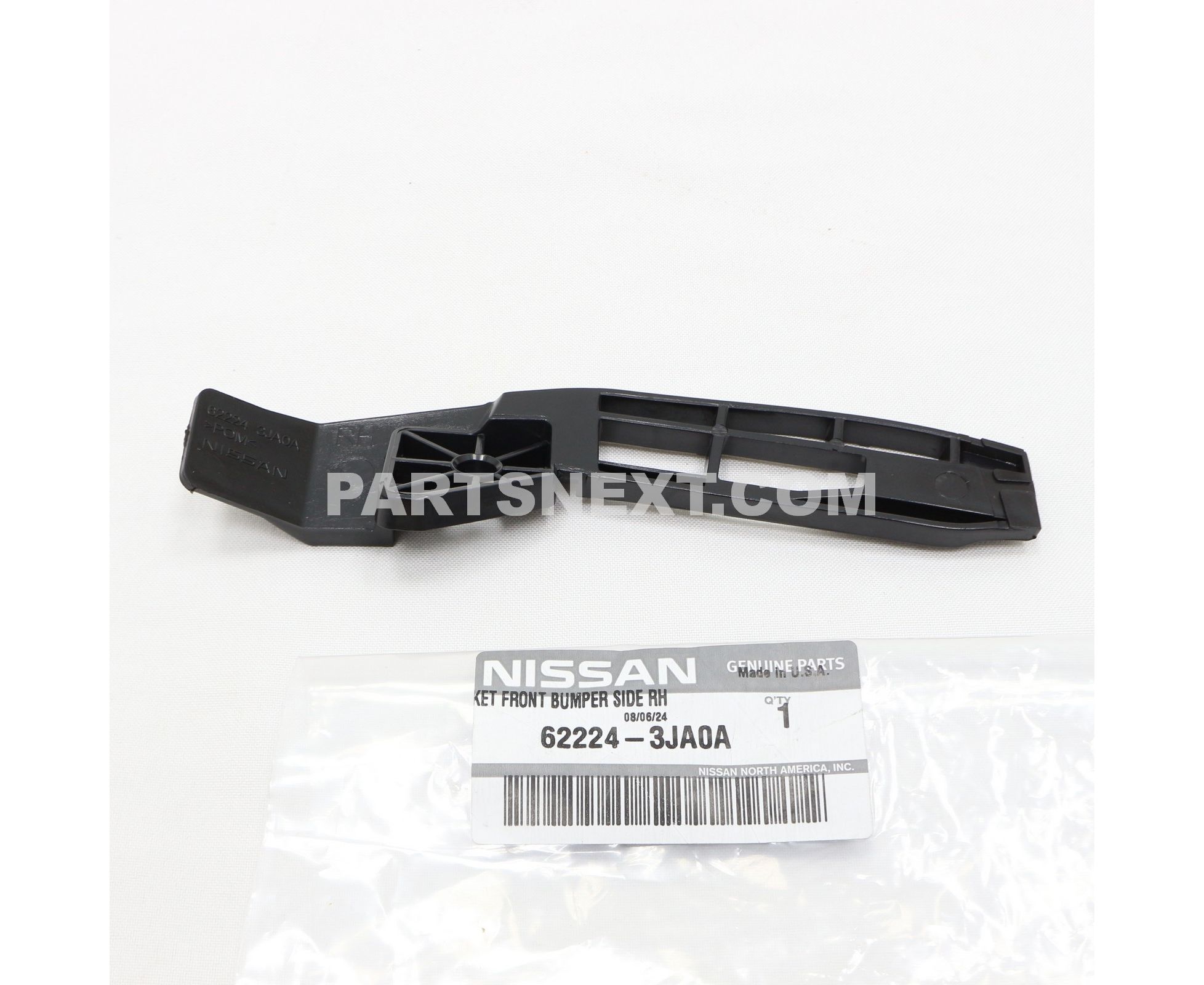 Nissan :: 62224-3JA0A BRACKET-FRONT BUMPER SIDE,RH