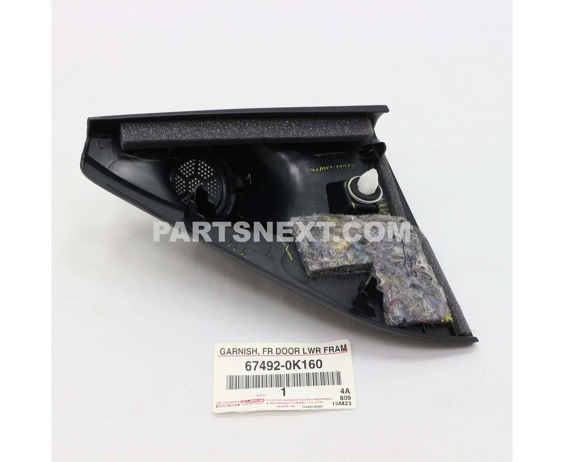 Toyota :: 67492-0K160 GARNISH FR DOOR LWR