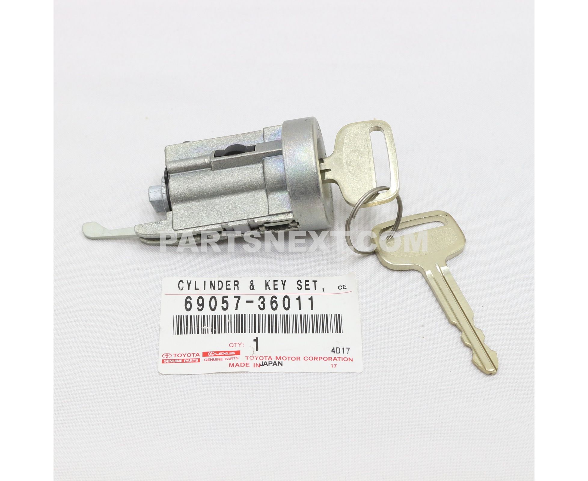 Toyota :: 69057-36011 CYLINDER & KEY SET, IGNITION SWITCH LOCK