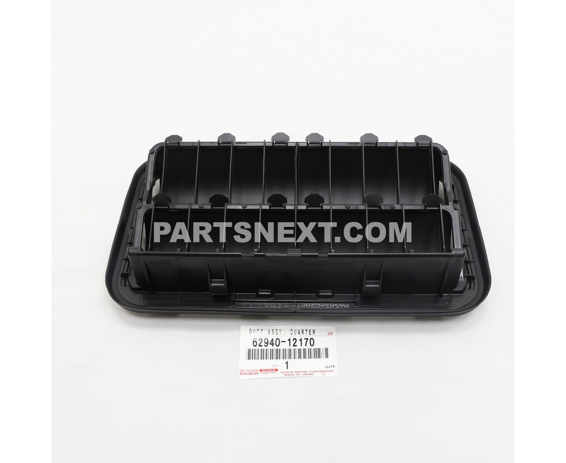 Toyota :: 62940-12170 DUCT ASSY, QUARTER VENT, RH/LH