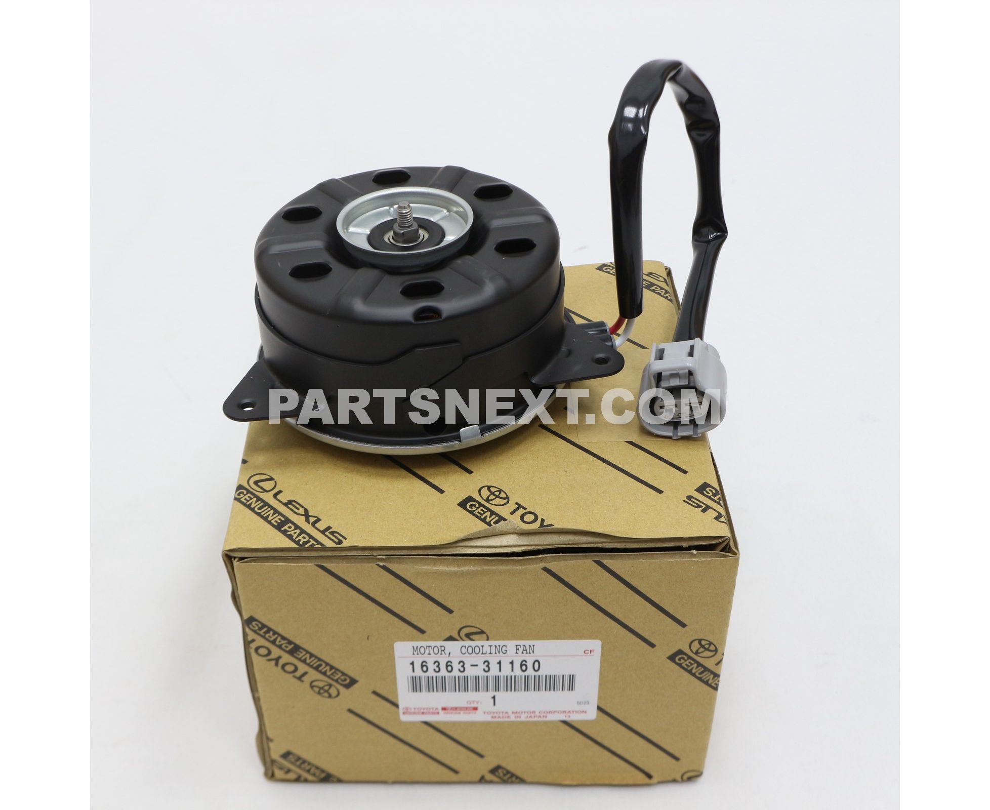 Toyota :: 16363-31160 MOTOR, COOLING FAN, NO.2