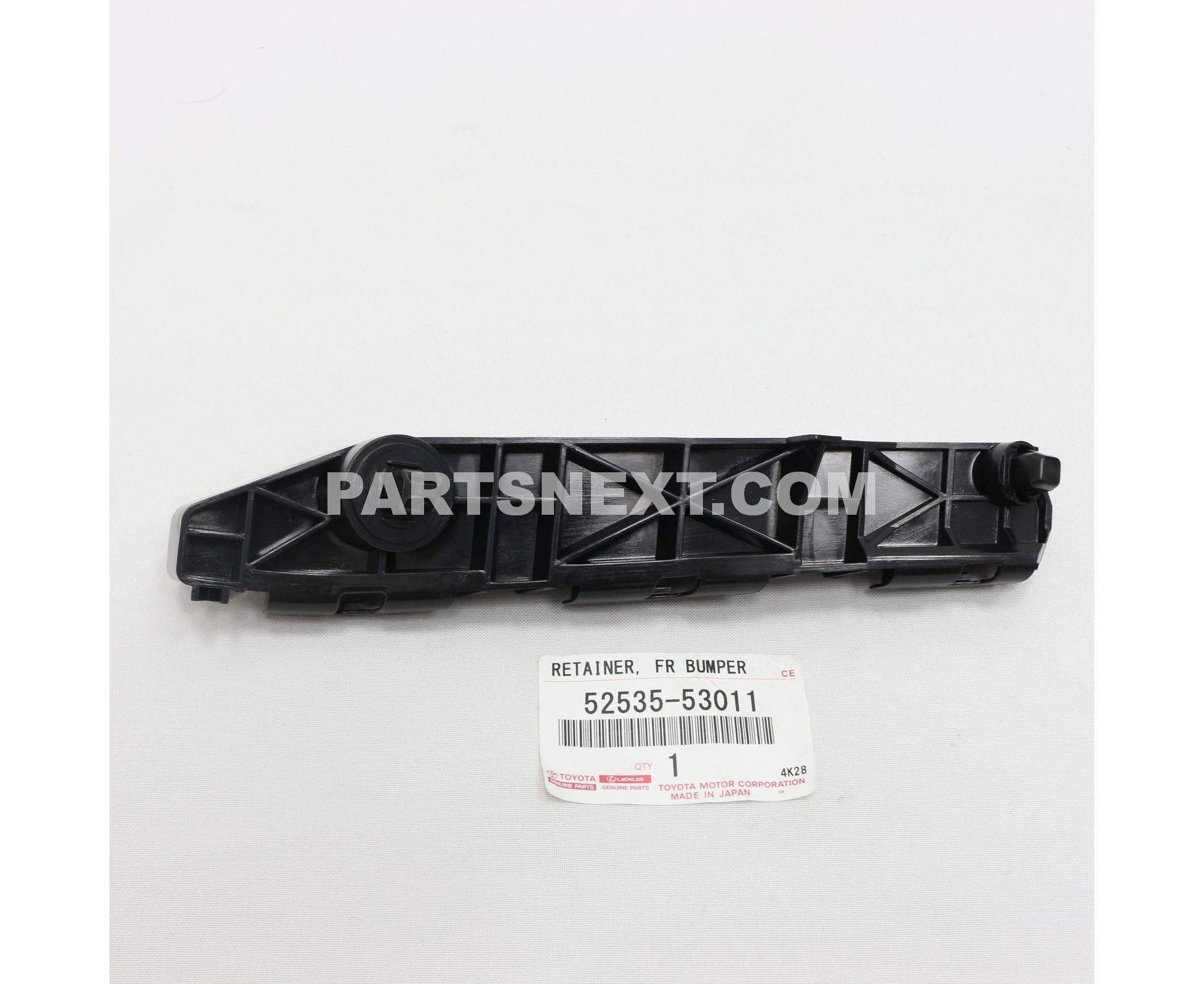 Toyota :: 52535-53011 RETAINER, FRONT BUMPER SIDE, RH
