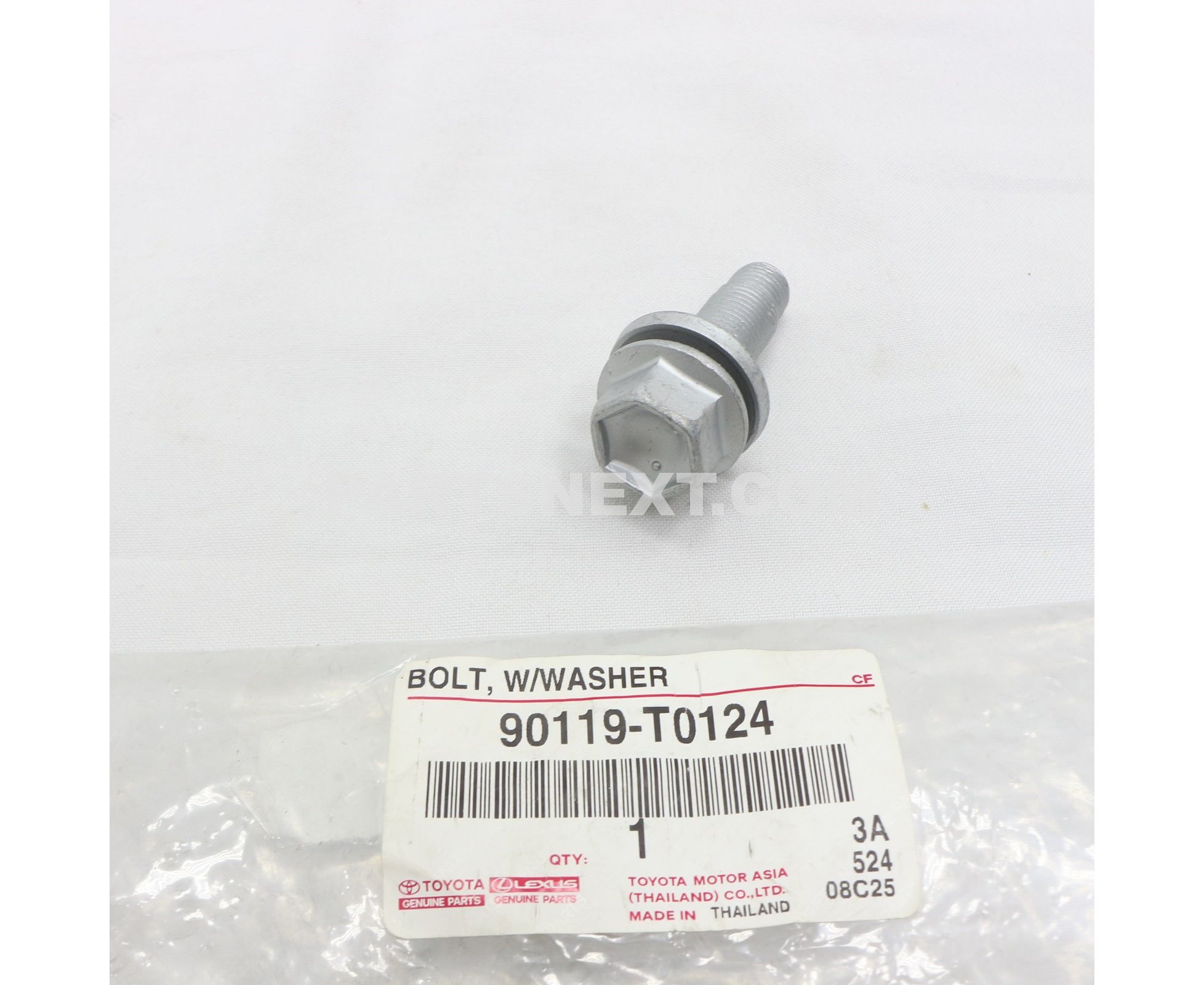 Toyota :: 90119-T0124 BOLT, W/WASHER