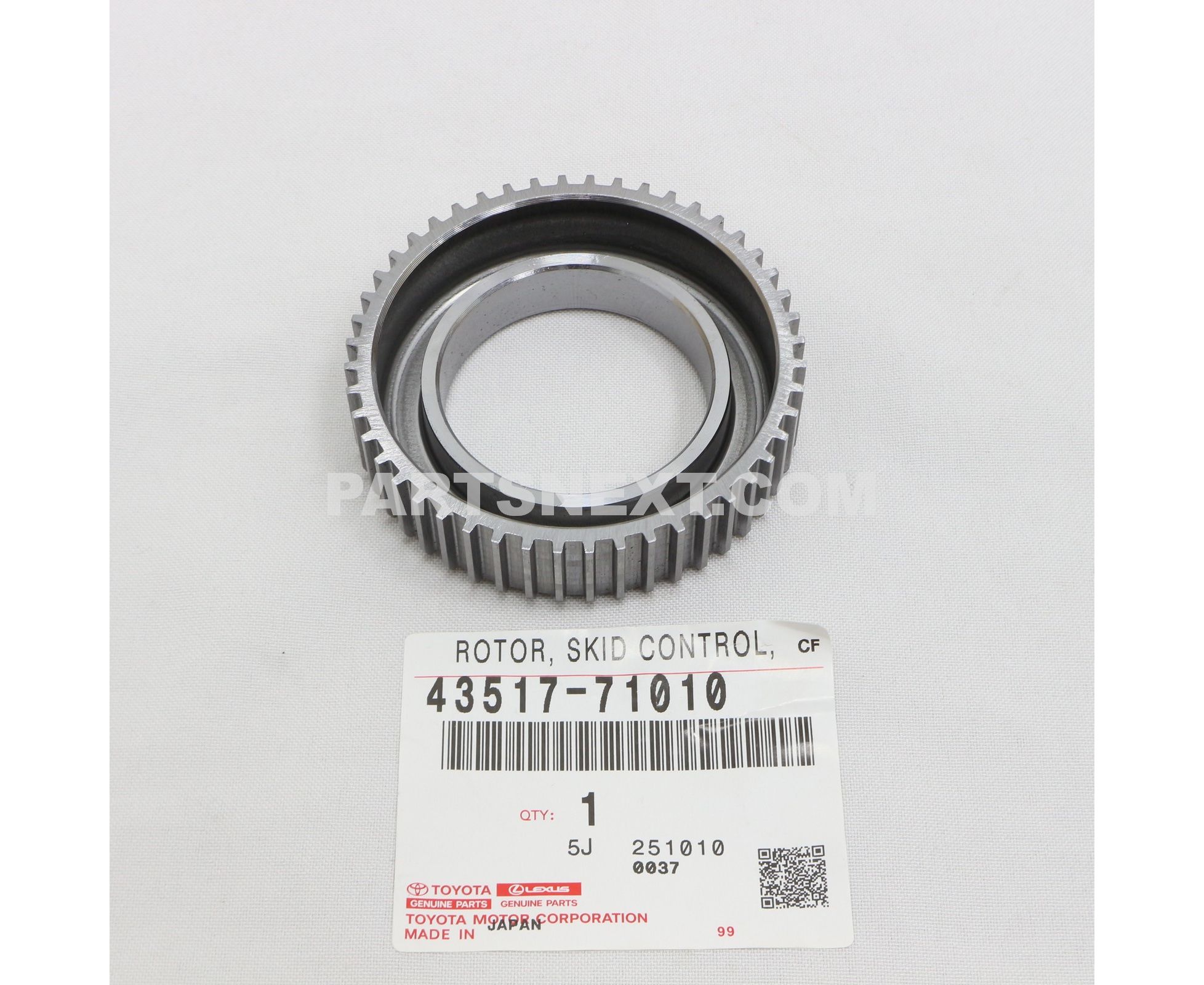 Toyota :: 43517-71010 ROTOR, SKID CONTROL, REAR