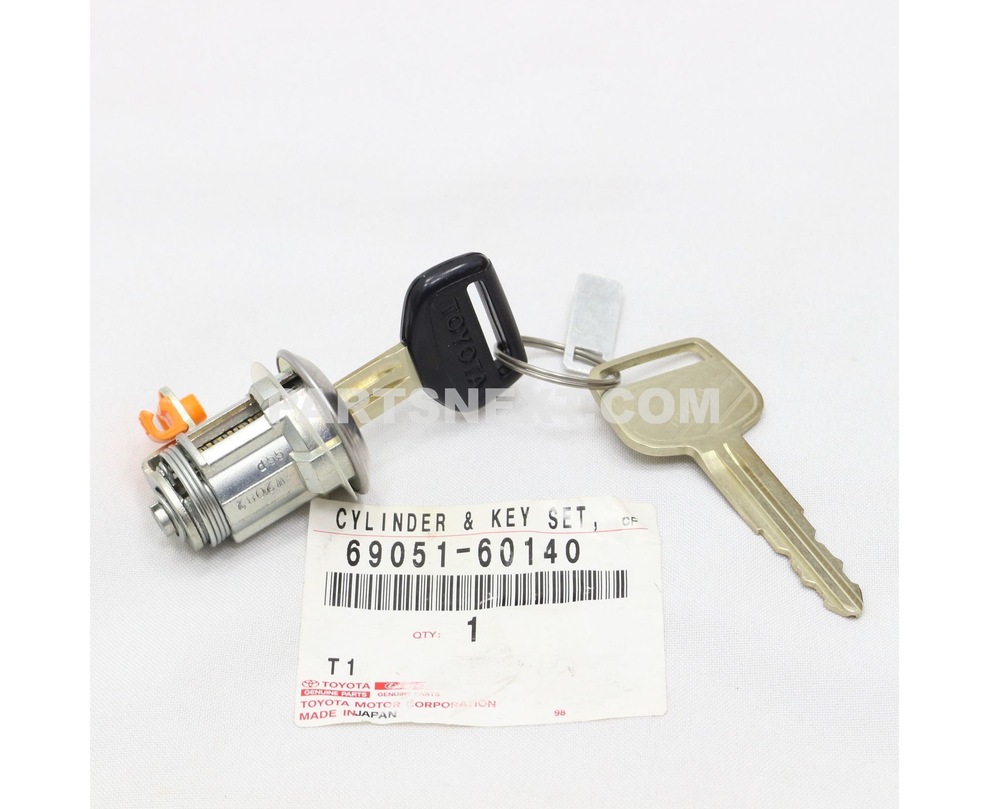 Toyota :: 69051-60140 CYLINDER & KEY SET, DOOR LOCK, RH